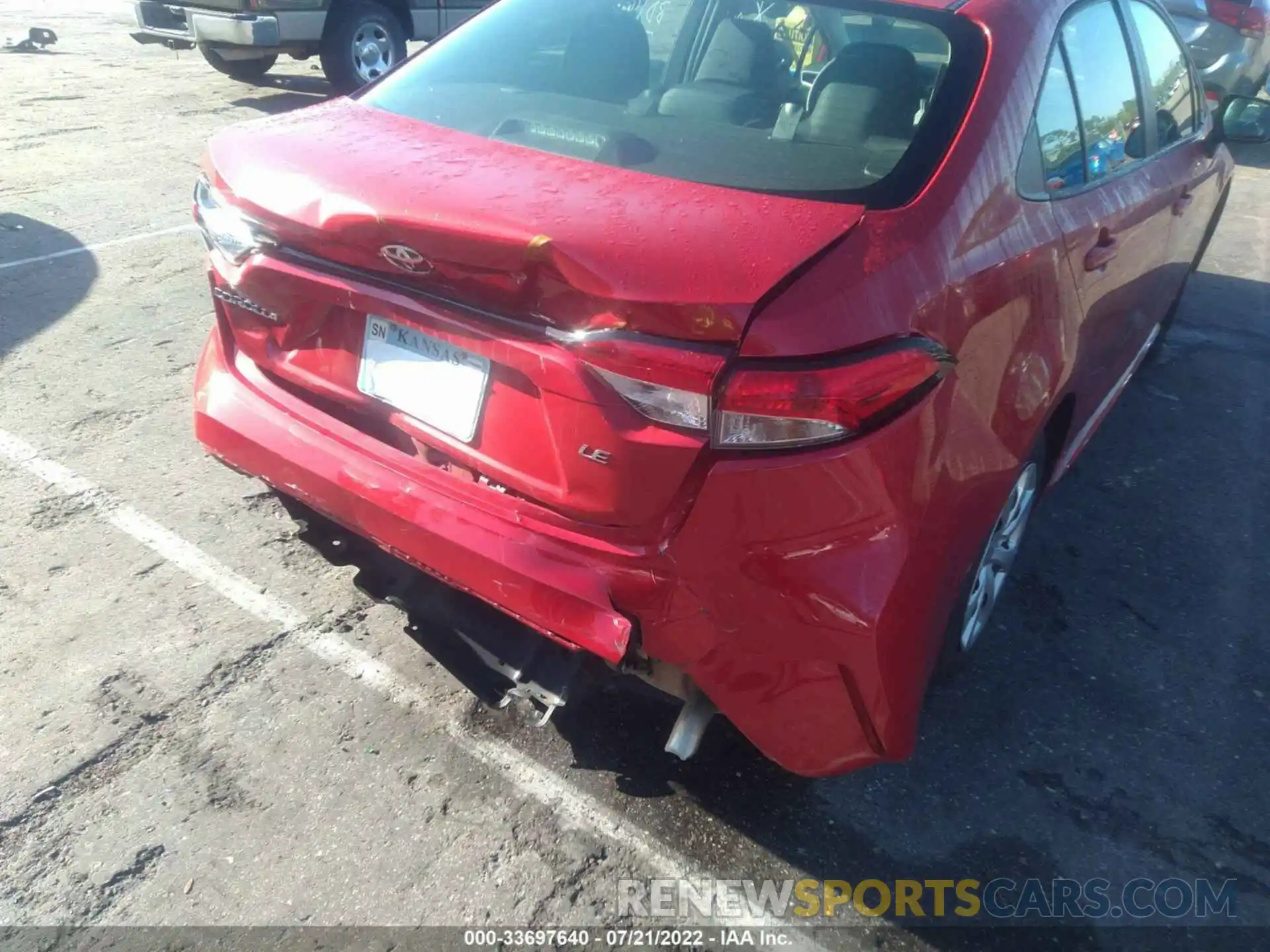 6 Photograph of a damaged car 5YFEPMAE5MP187735 TOYOTA COROLLA 2021