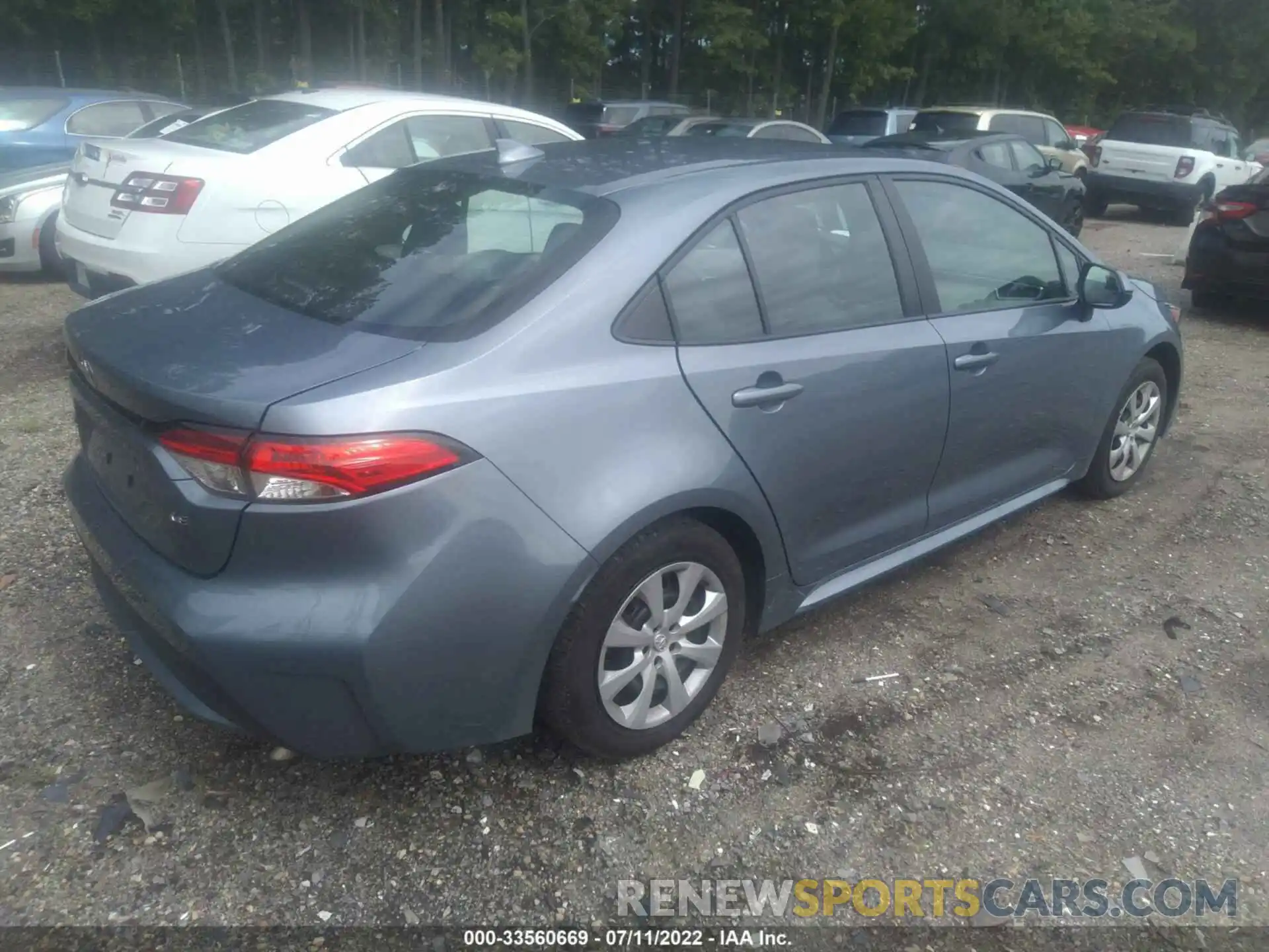 4 Photograph of a damaged car 5YFEPMAE5MP188612 TOYOTA COROLLA 2021