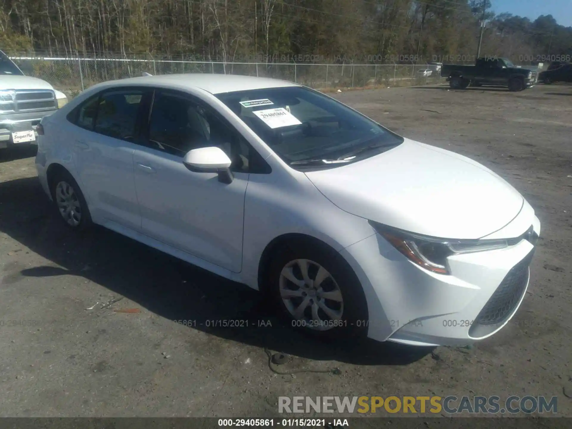 1 Photograph of a damaged car 5YFEPMAE5MP188853 TOYOTA COROLLA 2021