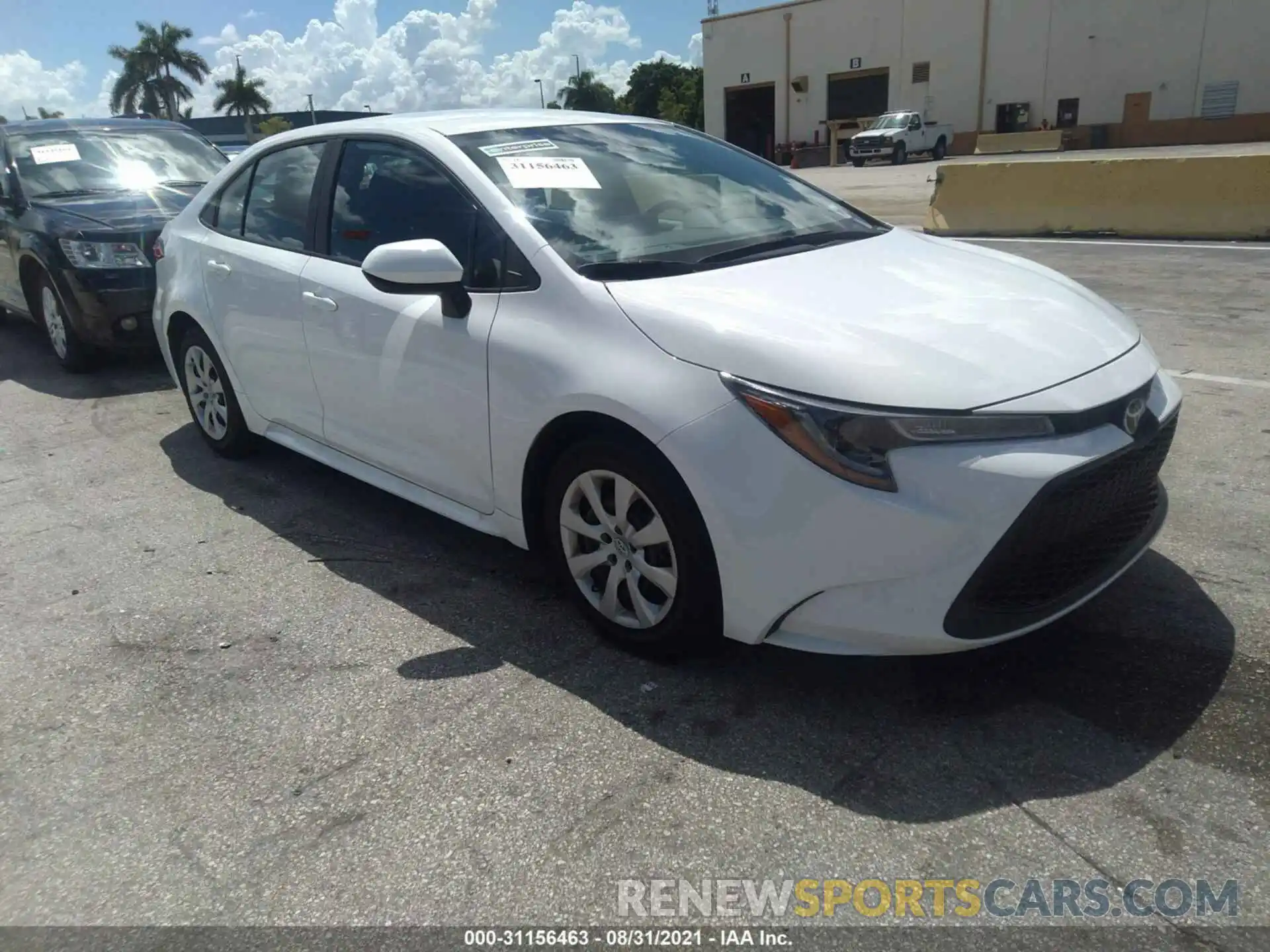 1 Photograph of a damaged car 5YFEPMAE5MP189064 TOYOTA COROLLA 2021