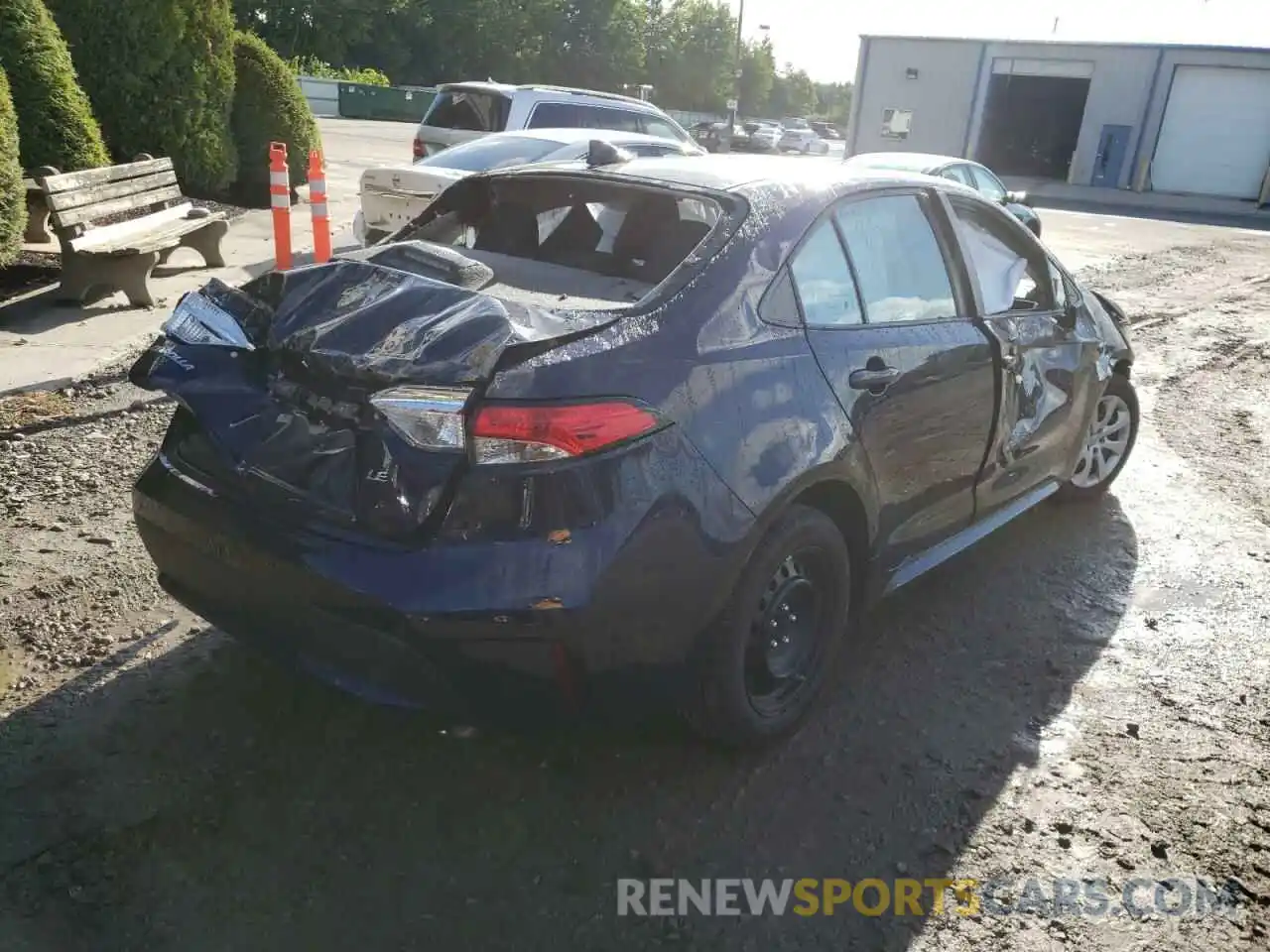 4 Photograph of a damaged car 5YFEPMAE5MP189355 TOYOTA COROLLA 2021