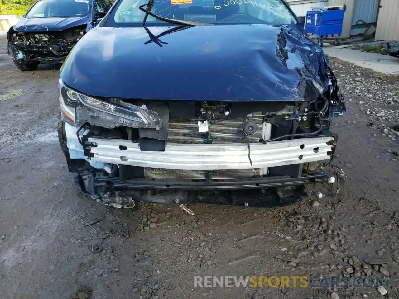 9 Photograph of a damaged car 5YFEPMAE5MP189355 TOYOTA COROLLA 2021