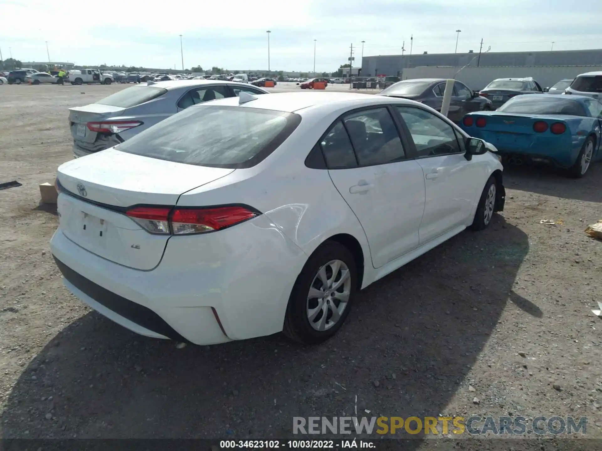 4 Photograph of a damaged car 5YFEPMAE5MP189503 TOYOTA COROLLA 2021