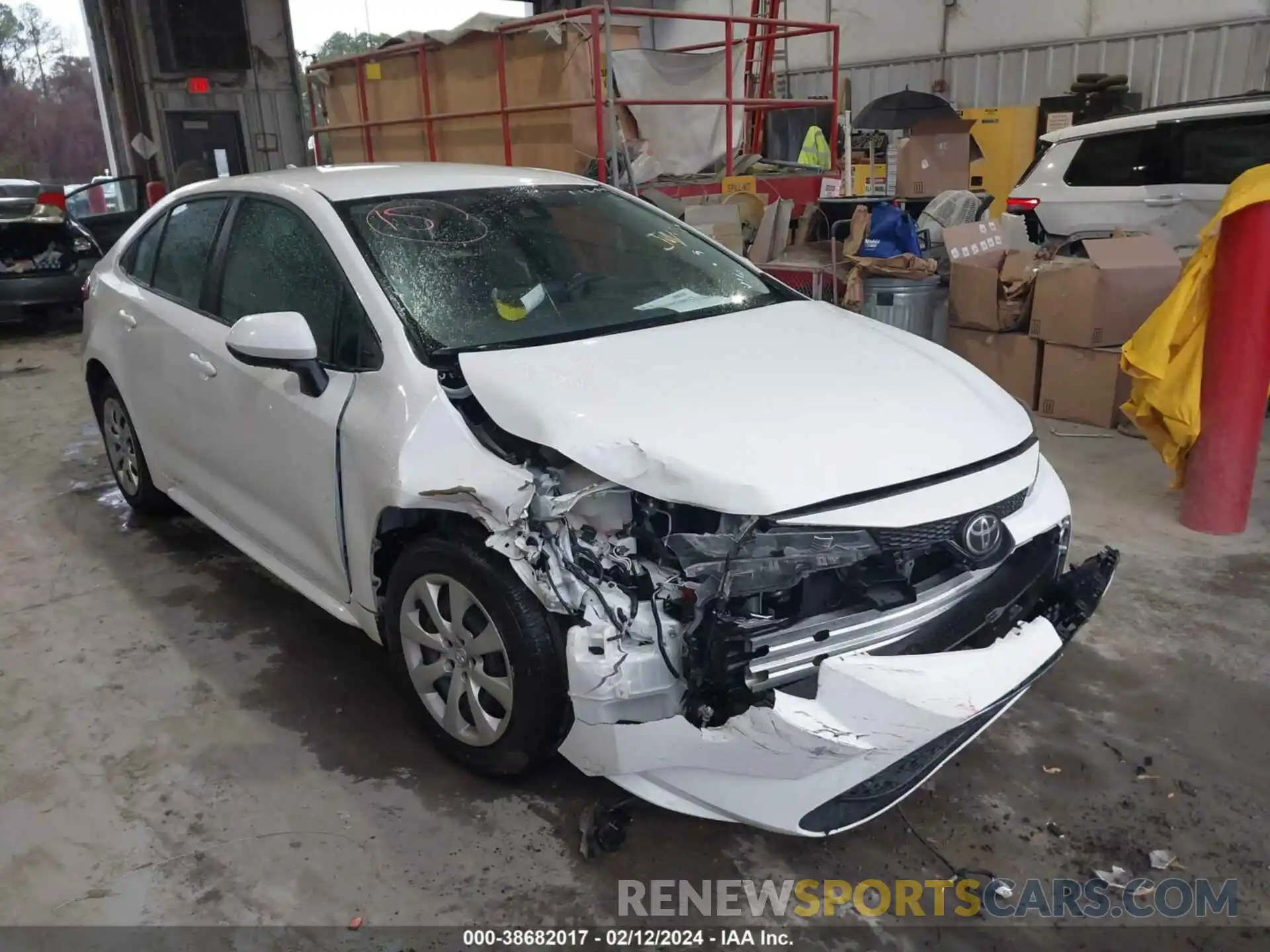 1 Photograph of a damaged car 5YFEPMAE5MP189582 TOYOTA COROLLA 2021