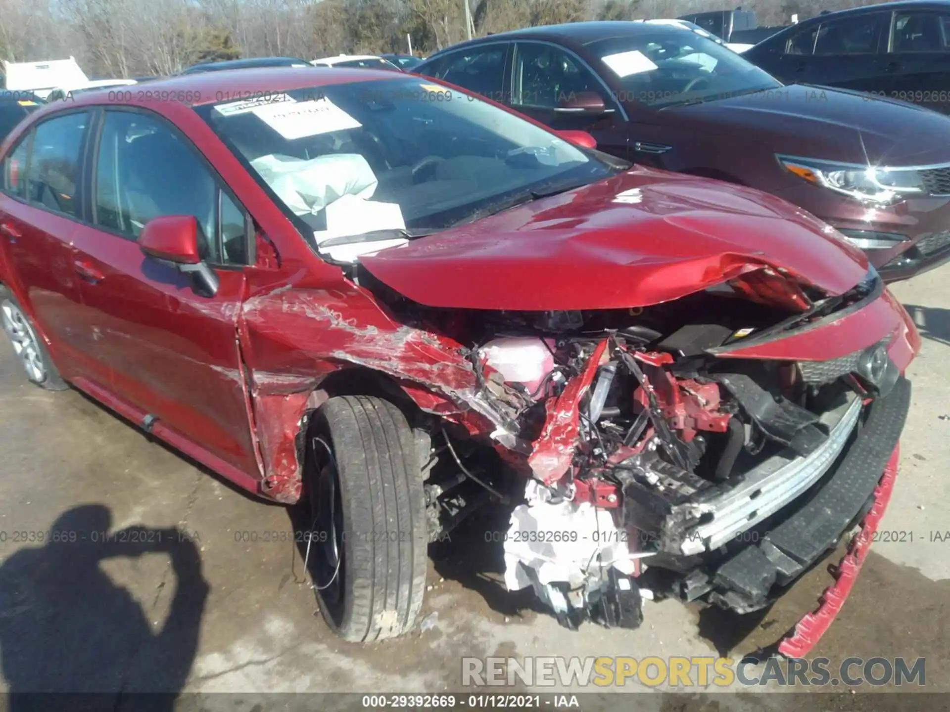 6 Photograph of a damaged car 5YFEPMAE5MP189937 TOYOTA COROLLA 2021