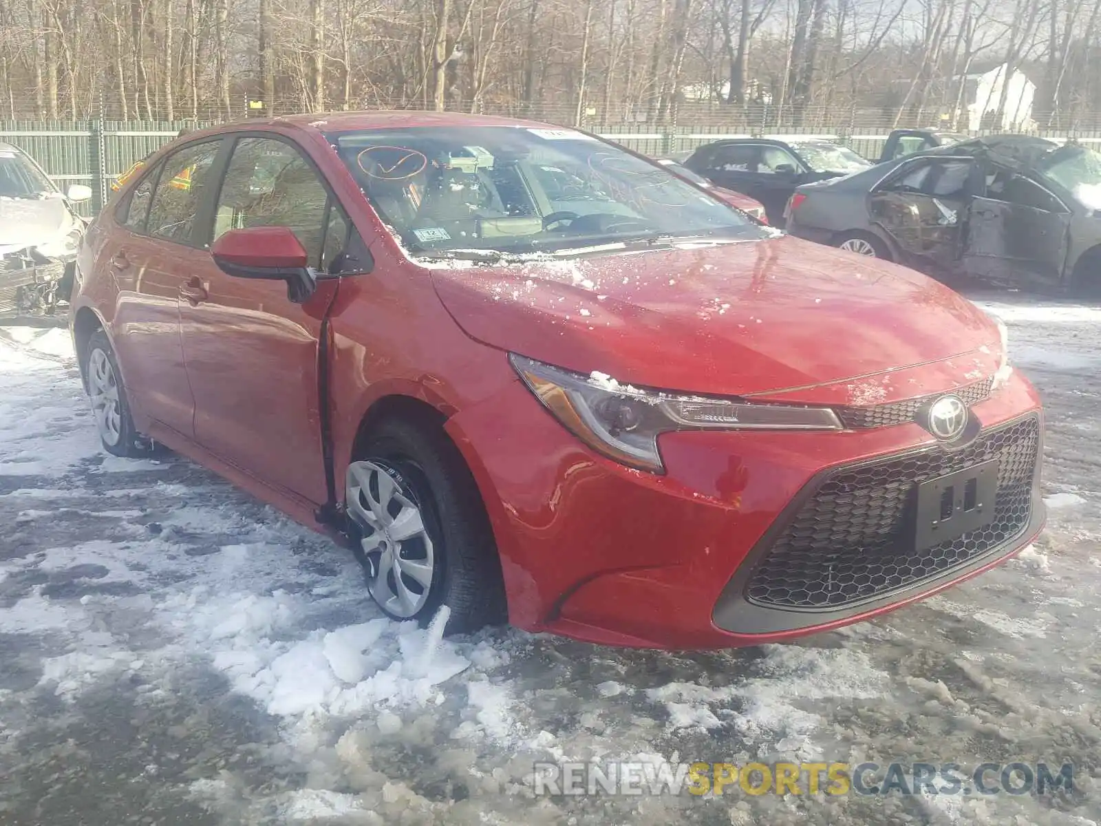 1 Photograph of a damaged car 5YFEPMAE5MP190182 TOYOTA COROLLA 2021