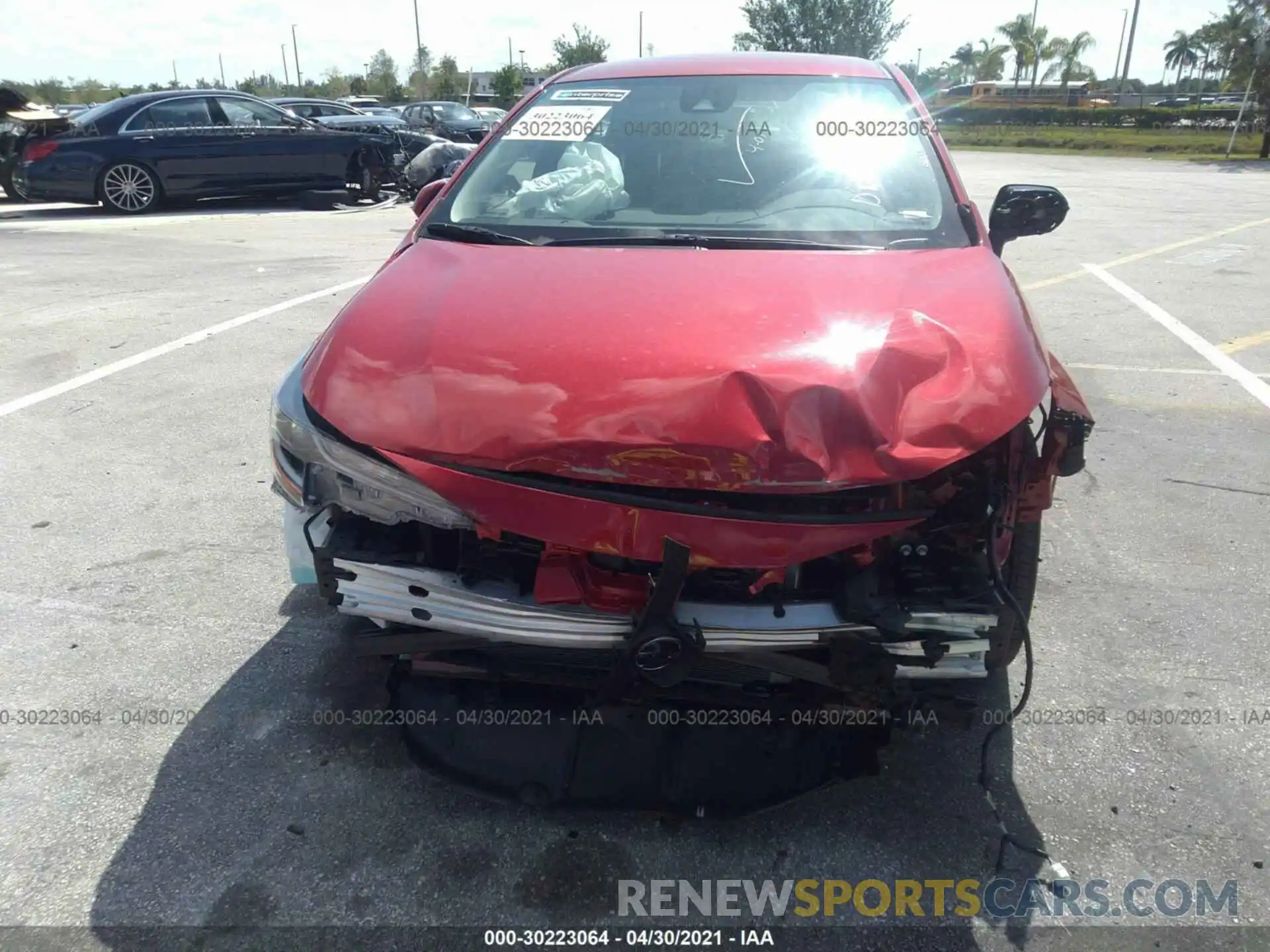 6 Photograph of a damaged car 5YFEPMAE5MP190344 TOYOTA COROLLA 2021