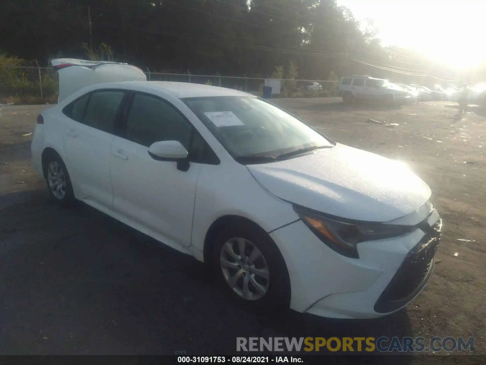 1 Photograph of a damaged car 5YFEPMAE5MP190621 TOYOTA COROLLA 2021