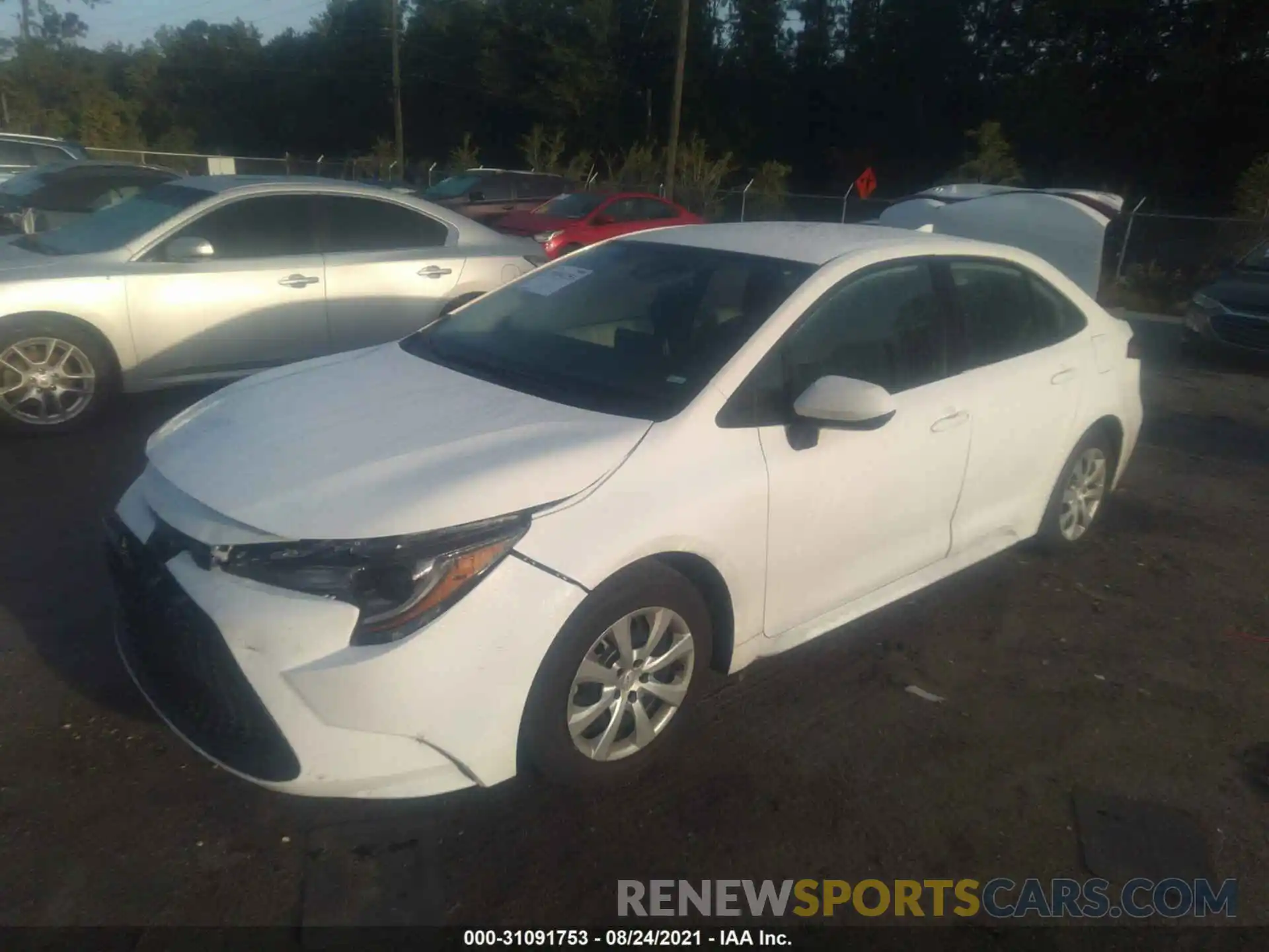 2 Photograph of a damaged car 5YFEPMAE5MP190621 TOYOTA COROLLA 2021