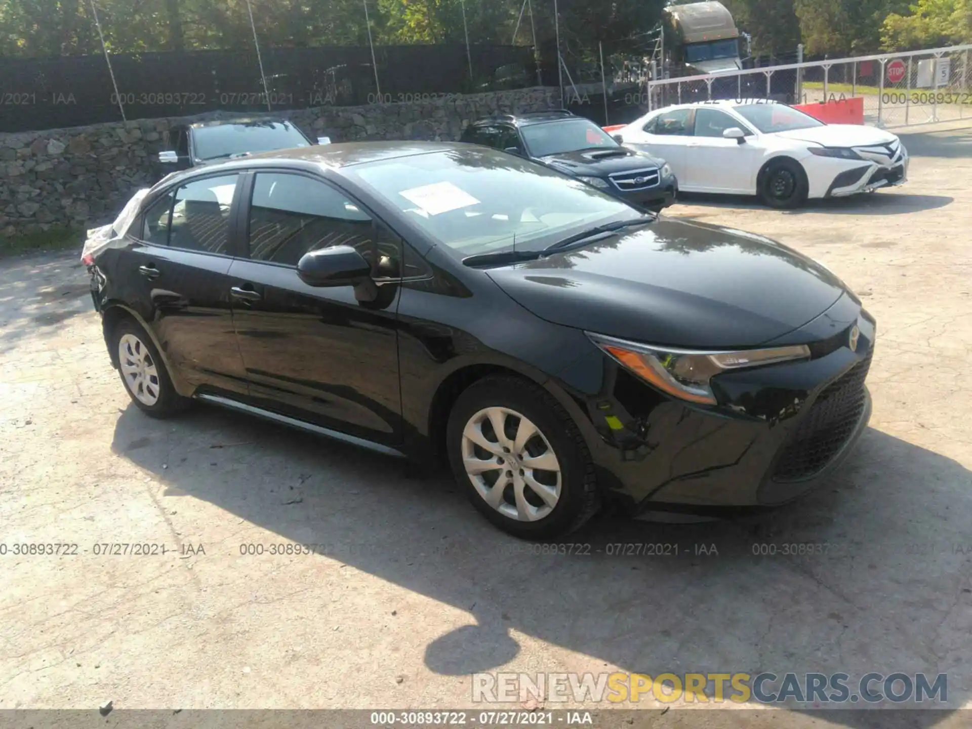 1 Photograph of a damaged car 5YFEPMAE5MP191381 TOYOTA COROLLA 2021