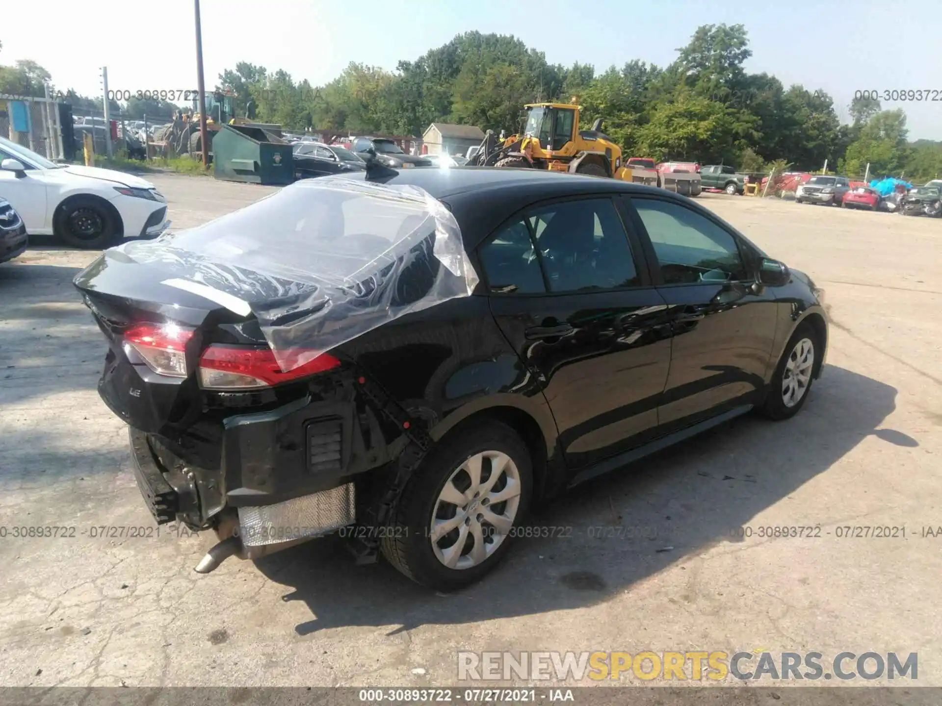 4 Photograph of a damaged car 5YFEPMAE5MP191381 TOYOTA COROLLA 2021