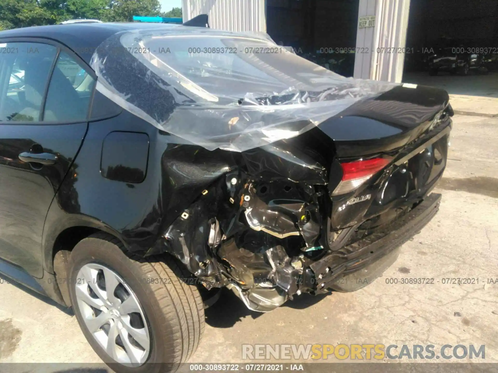 6 Photograph of a damaged car 5YFEPMAE5MP191381 TOYOTA COROLLA 2021