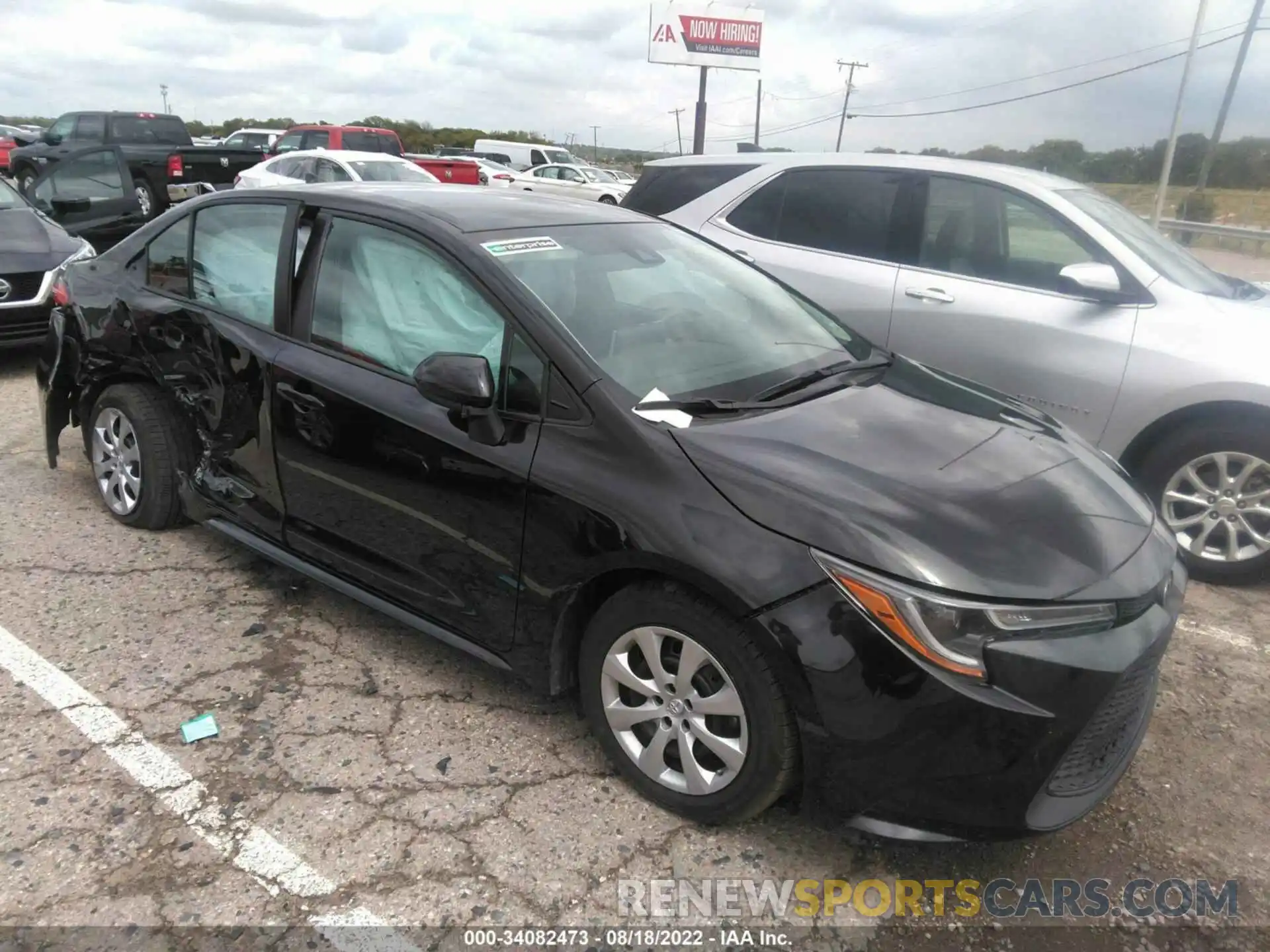 1 Photograph of a damaged car 5YFEPMAE5MP192112 TOYOTA COROLLA 2021