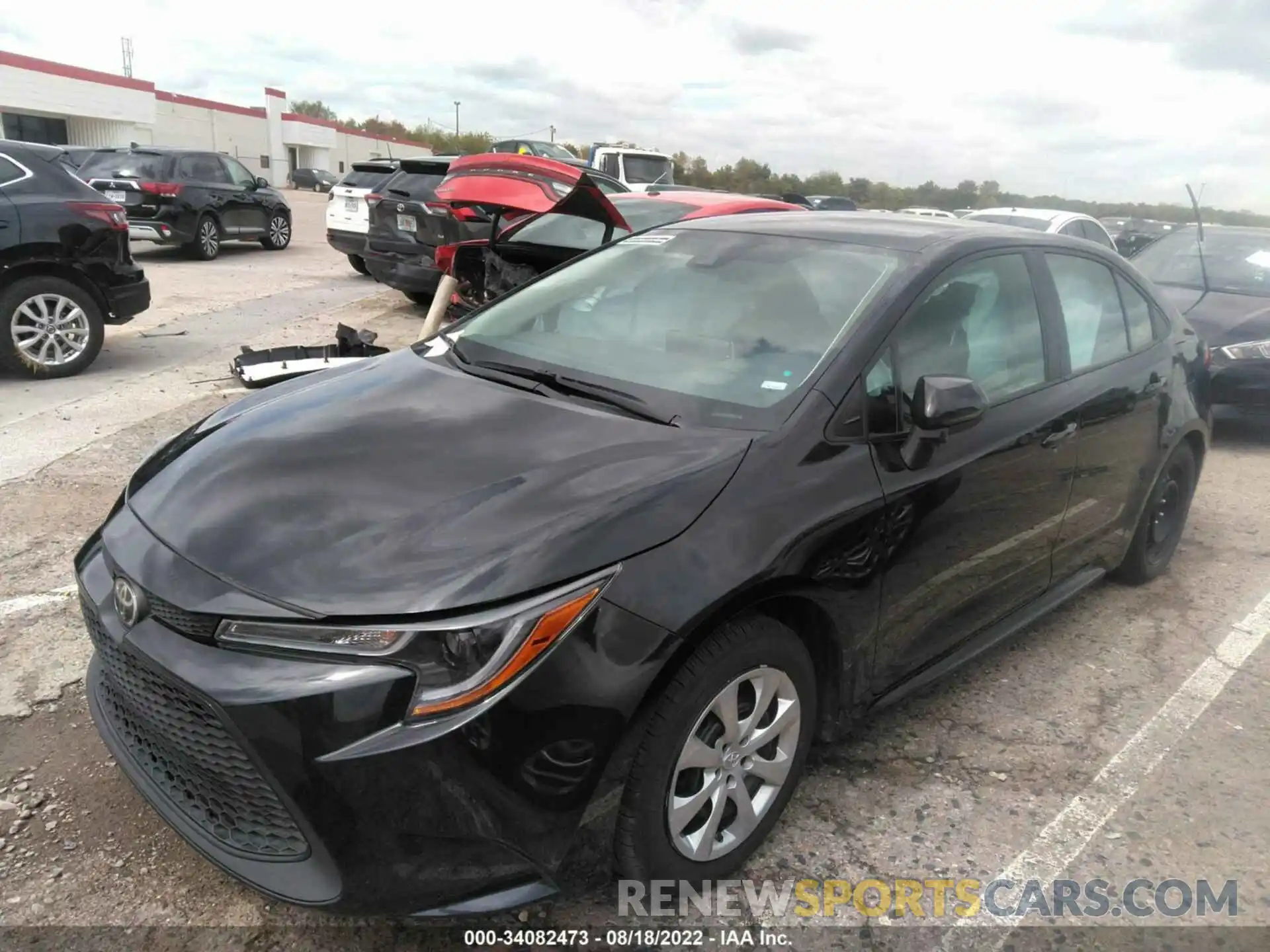 2 Photograph of a damaged car 5YFEPMAE5MP192112 TOYOTA COROLLA 2021