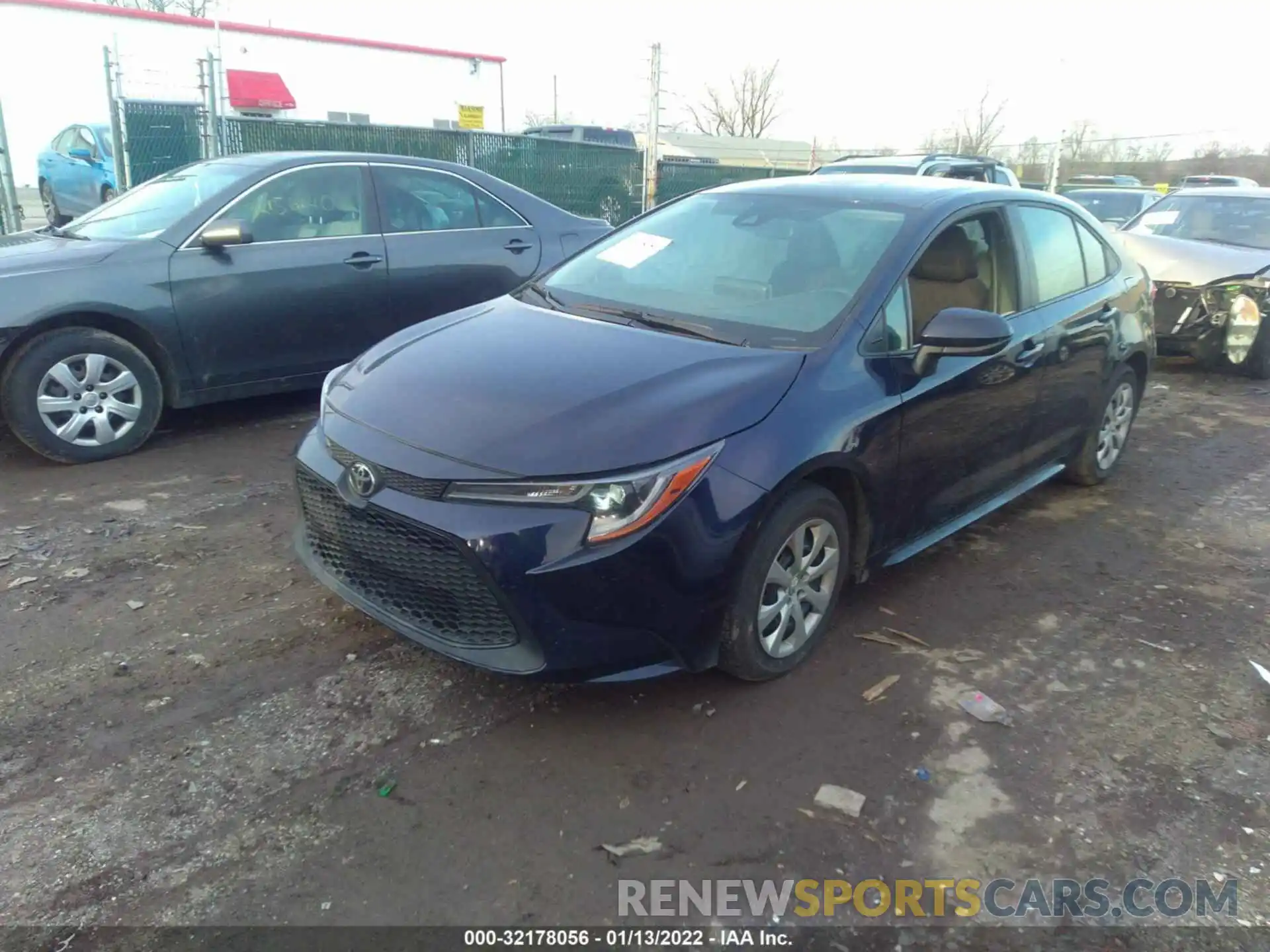 2 Photograph of a damaged car 5YFEPMAE5MP192126 TOYOTA COROLLA 2021