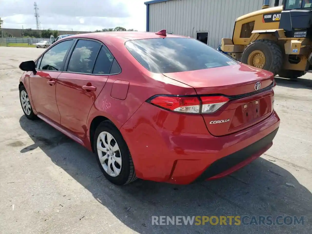 3 Photograph of a damaged car 5YFEPMAE5MP192305 TOYOTA COROLLA 2021