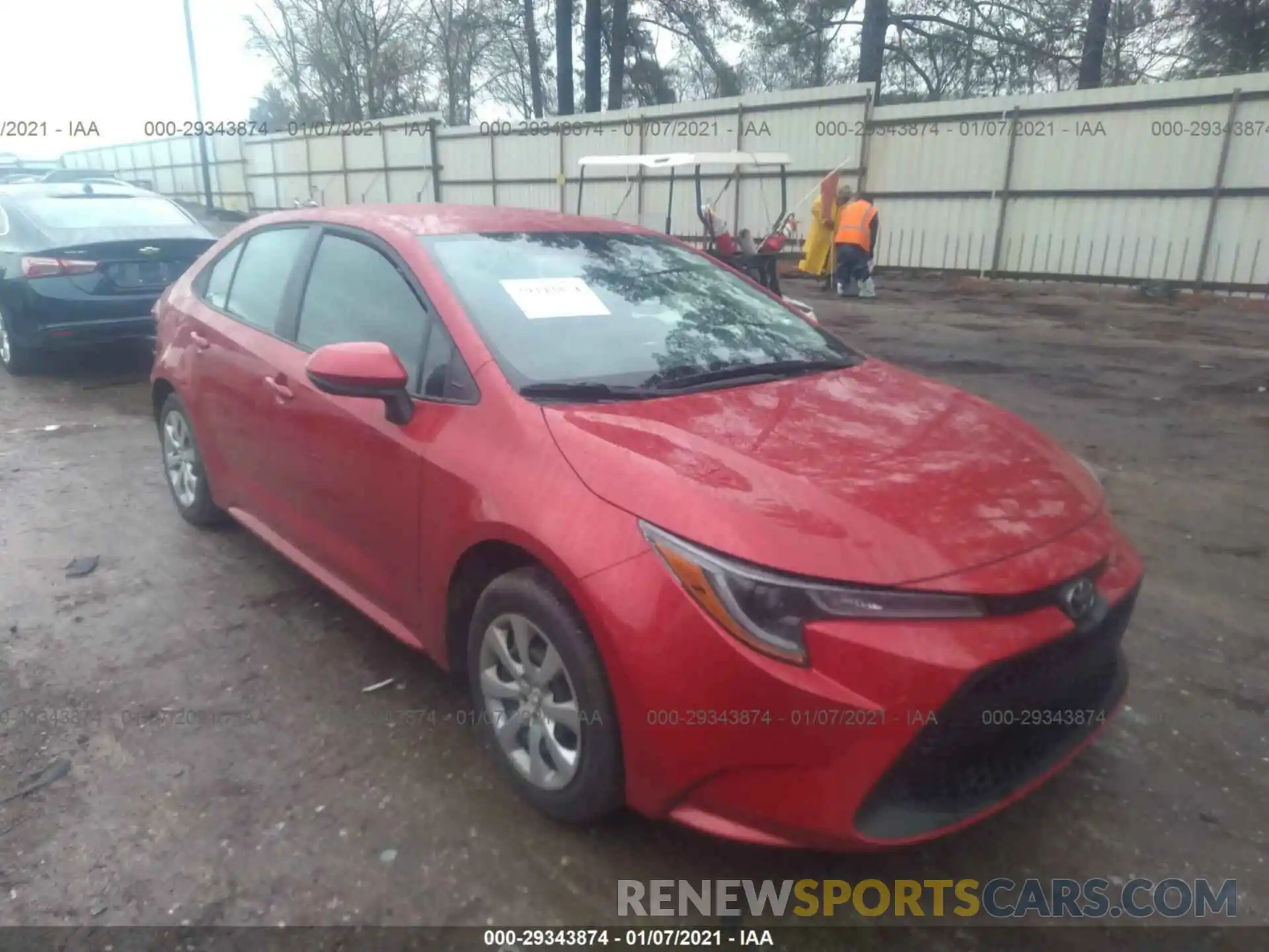 1 Photograph of a damaged car 5YFEPMAE5MP192711 TOYOTA COROLLA 2021