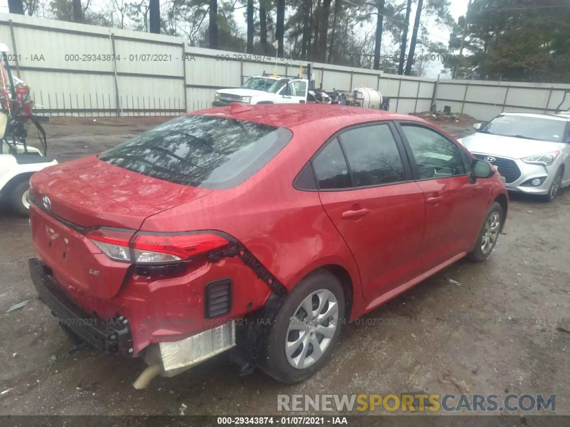 4 Photograph of a damaged car 5YFEPMAE5MP192711 TOYOTA COROLLA 2021