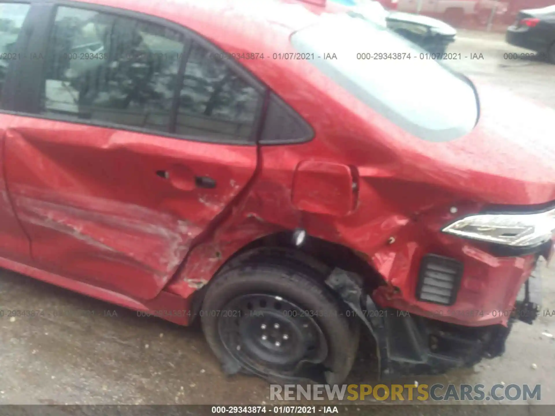 6 Photograph of a damaged car 5YFEPMAE5MP192711 TOYOTA COROLLA 2021