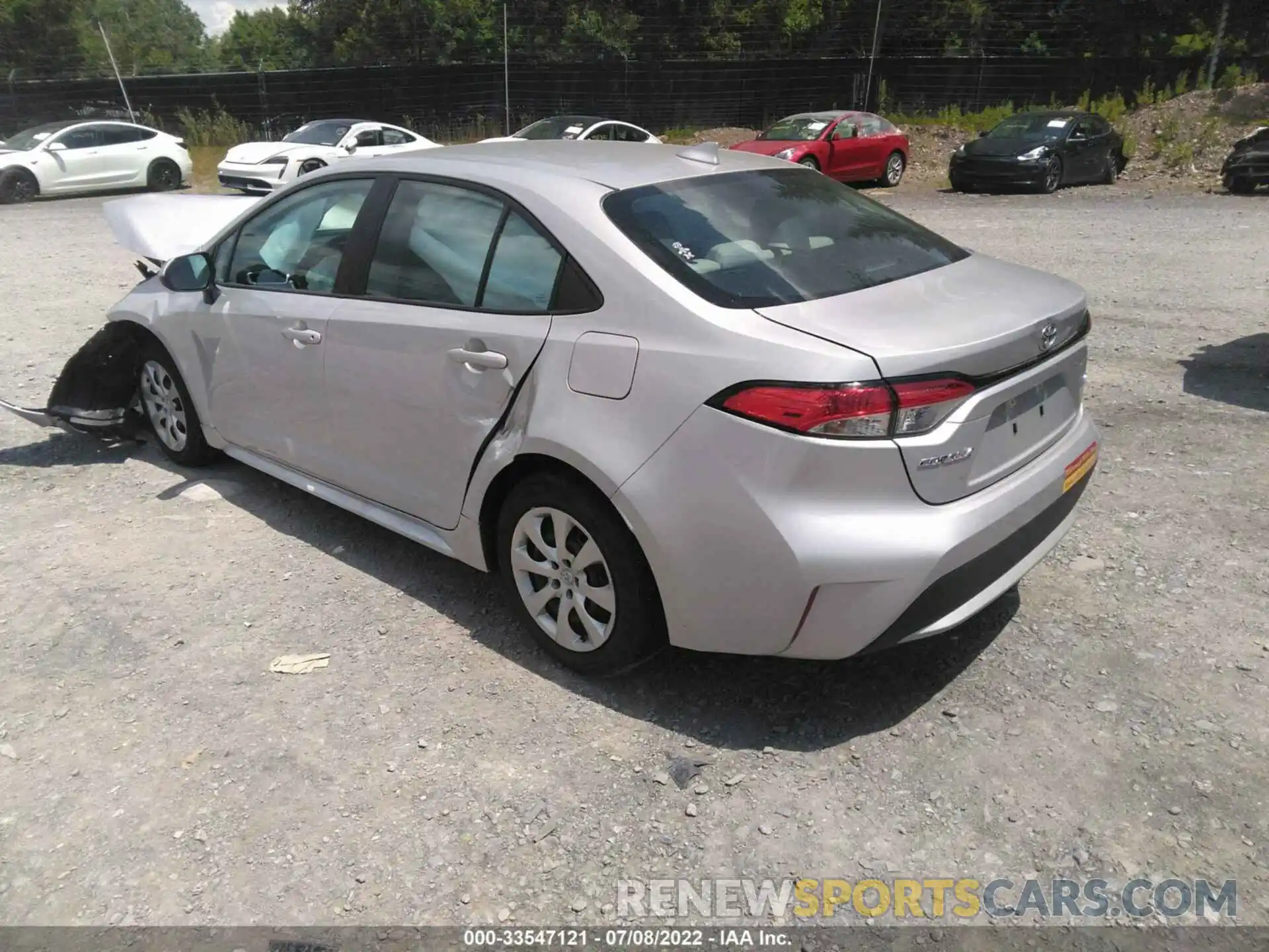 3 Photograph of a damaged car 5YFEPMAE5MP193860 TOYOTA COROLLA 2021