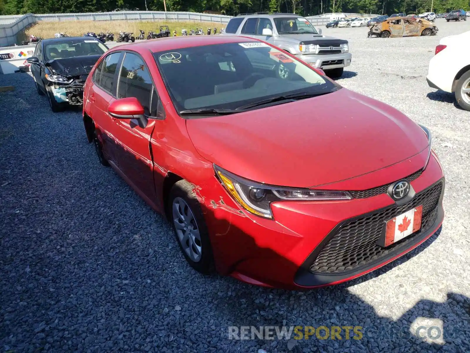 1 Photograph of a damaged car 5YFEPMAE5MP194653 TOYOTA COROLLA 2021