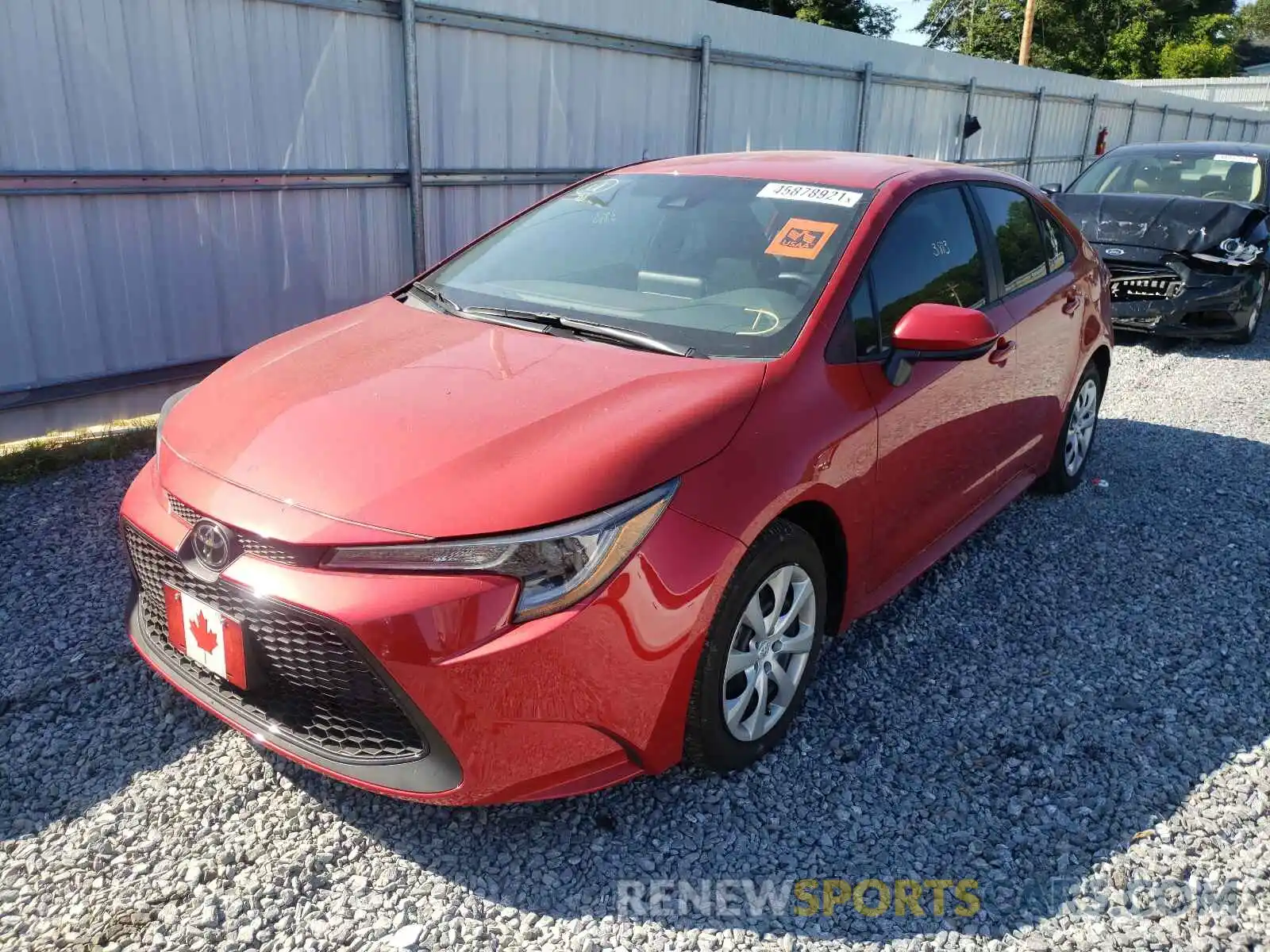 2 Photograph of a damaged car 5YFEPMAE5MP194653 TOYOTA COROLLA 2021