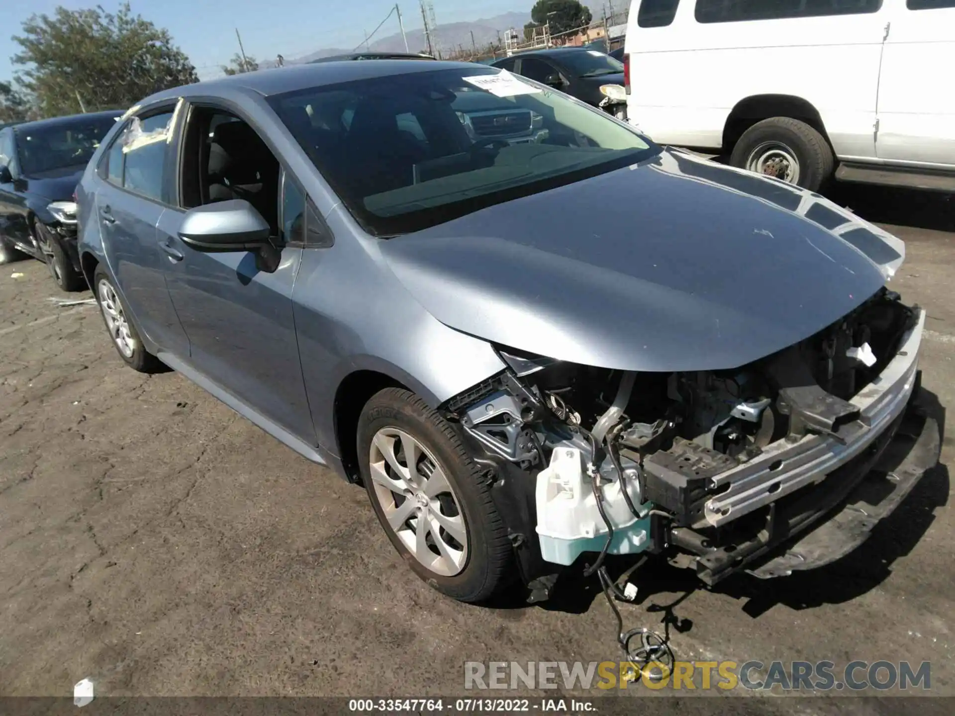 1 Photograph of a damaged car 5YFEPMAE5MP194927 TOYOTA COROLLA 2021