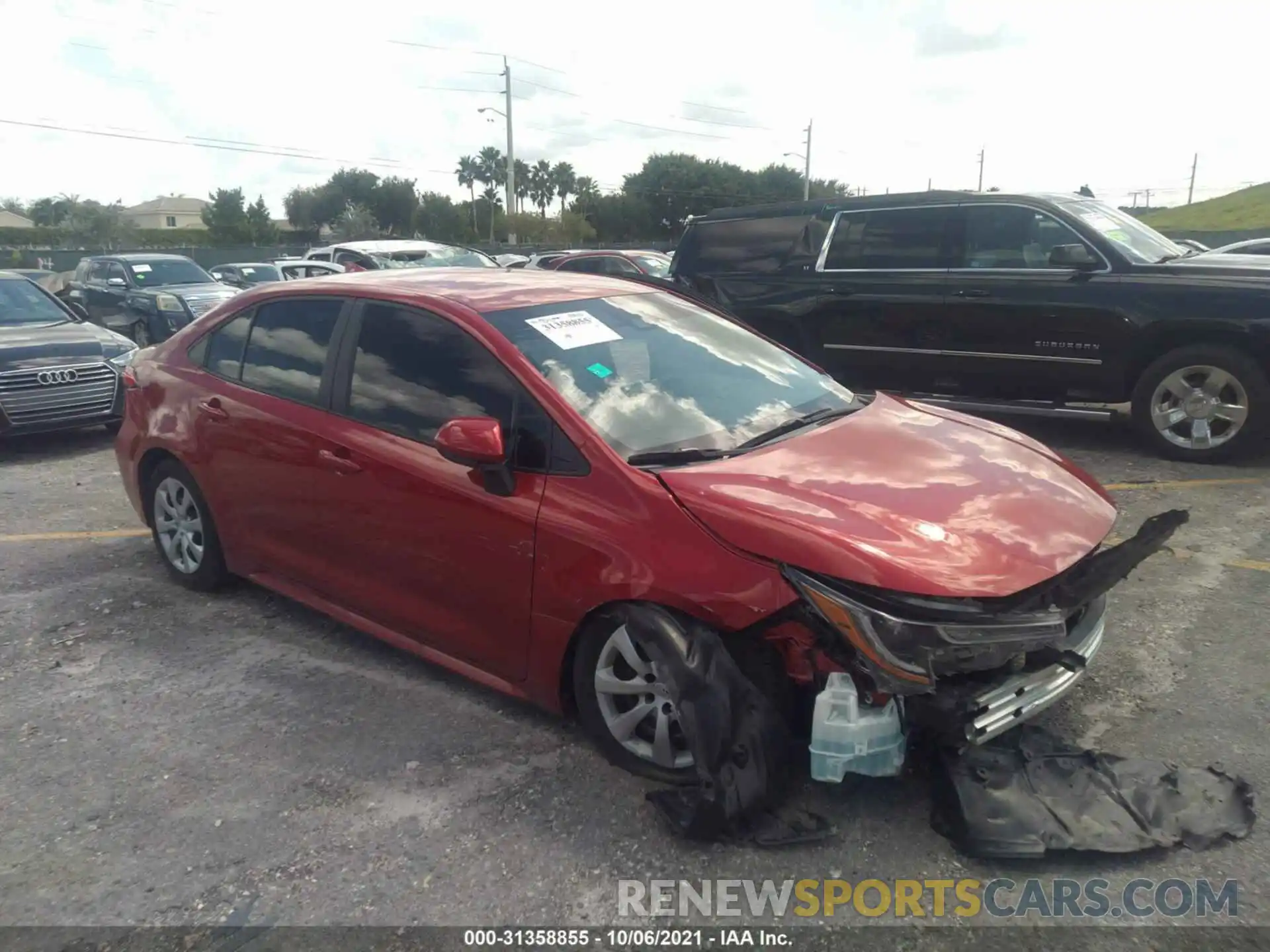 1 Photograph of a damaged car 5YFEPMAE5MP194975 TOYOTA COROLLA 2021