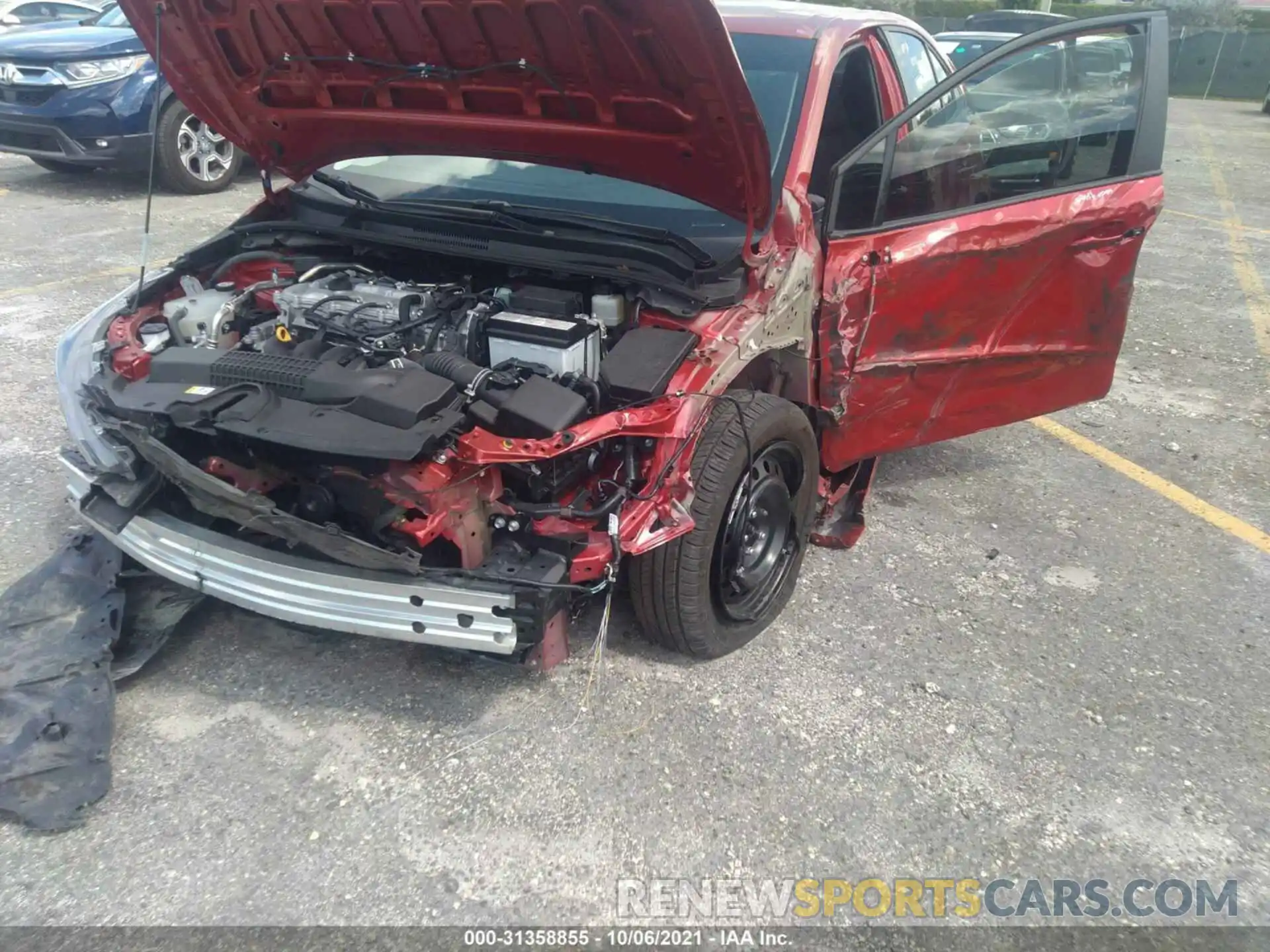 6 Photograph of a damaged car 5YFEPMAE5MP194975 TOYOTA COROLLA 2021