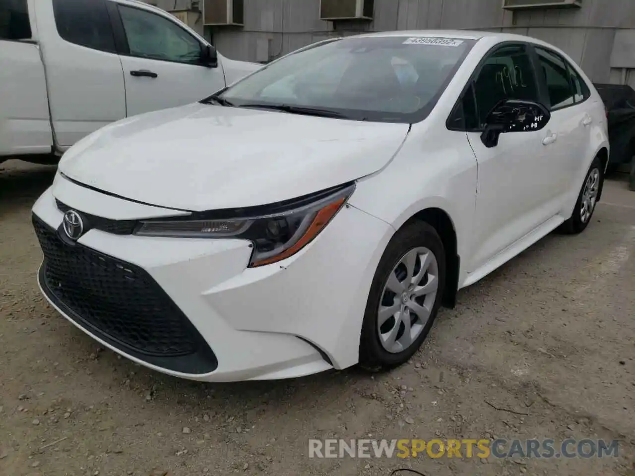 2 Photograph of a damaged car 5YFEPMAE5MP195155 TOYOTA COROLLA 2021