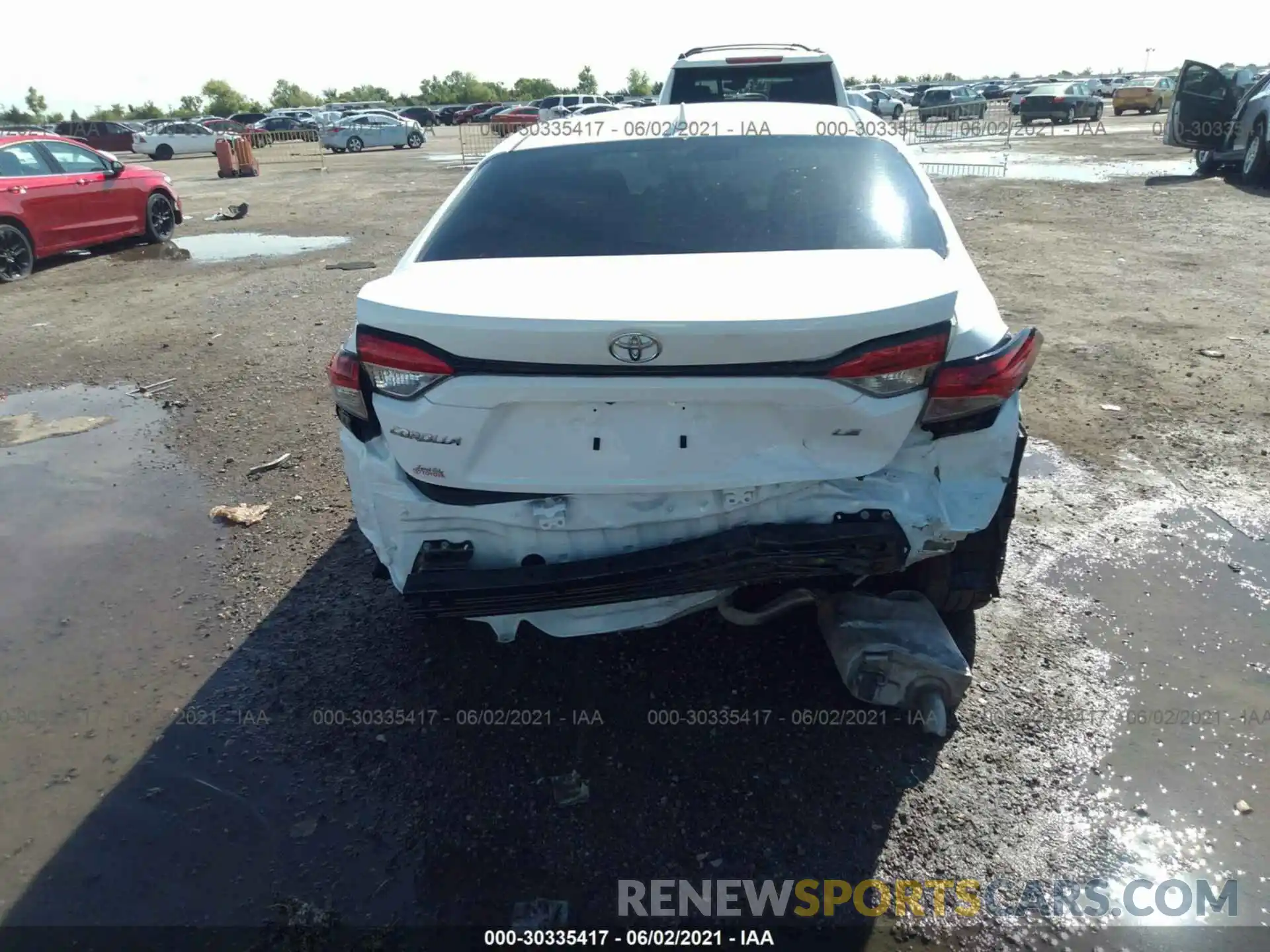 6 Photograph of a damaged car 5YFEPMAE5MP195978 TOYOTA COROLLA 2021