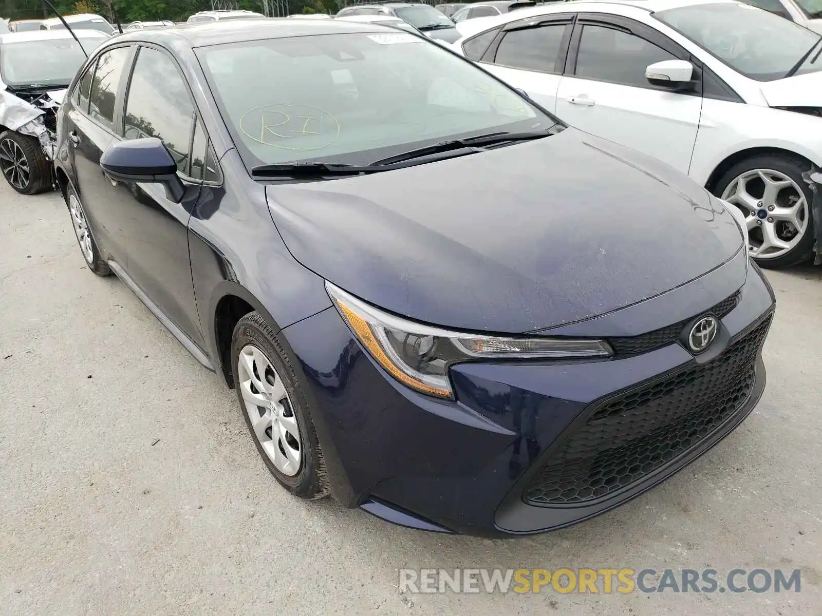 1 Photograph of a damaged car 5YFEPMAE5MP195995 TOYOTA COROLLA 2021