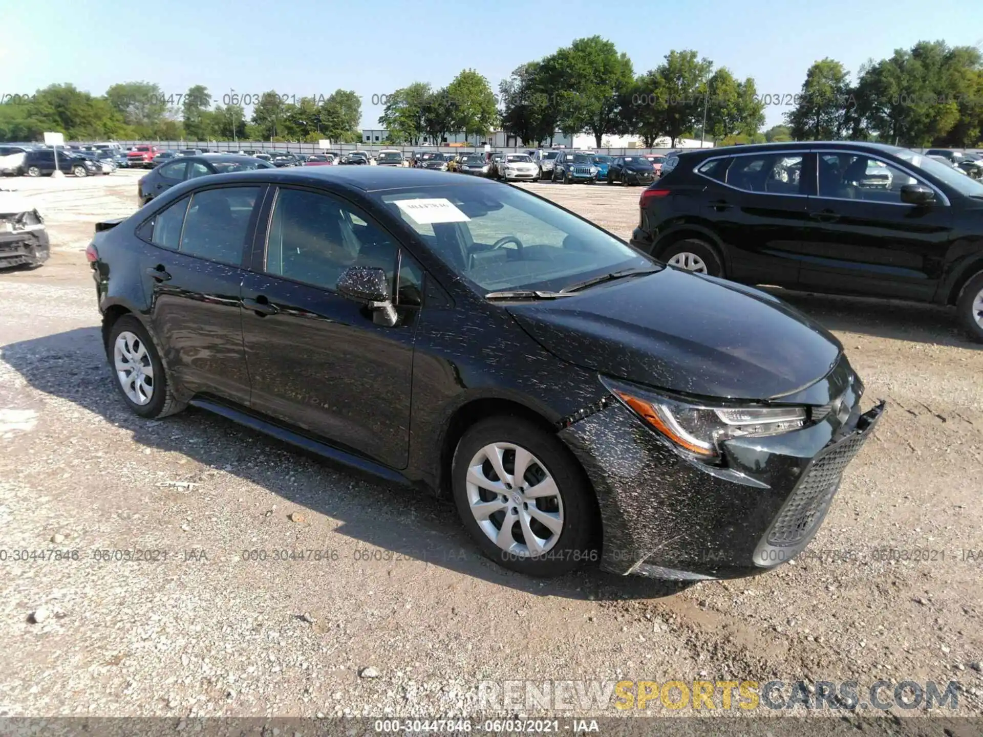 1 Photograph of a damaged car 5YFEPMAE5MP198430 TOYOTA COROLLA 2021