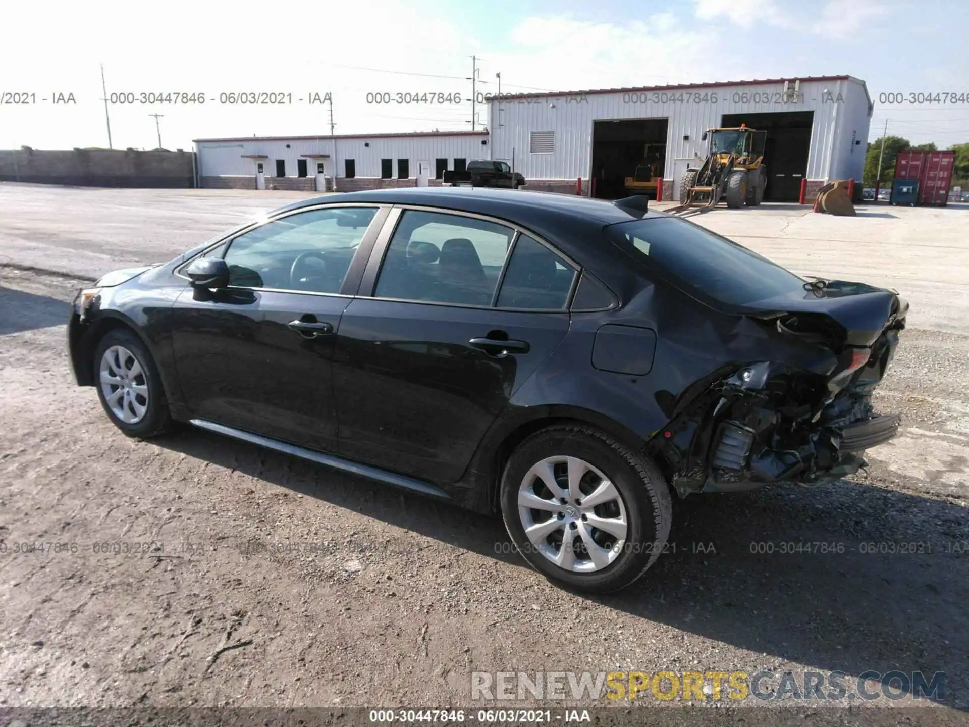 3 Photograph of a damaged car 5YFEPMAE5MP198430 TOYOTA COROLLA 2021