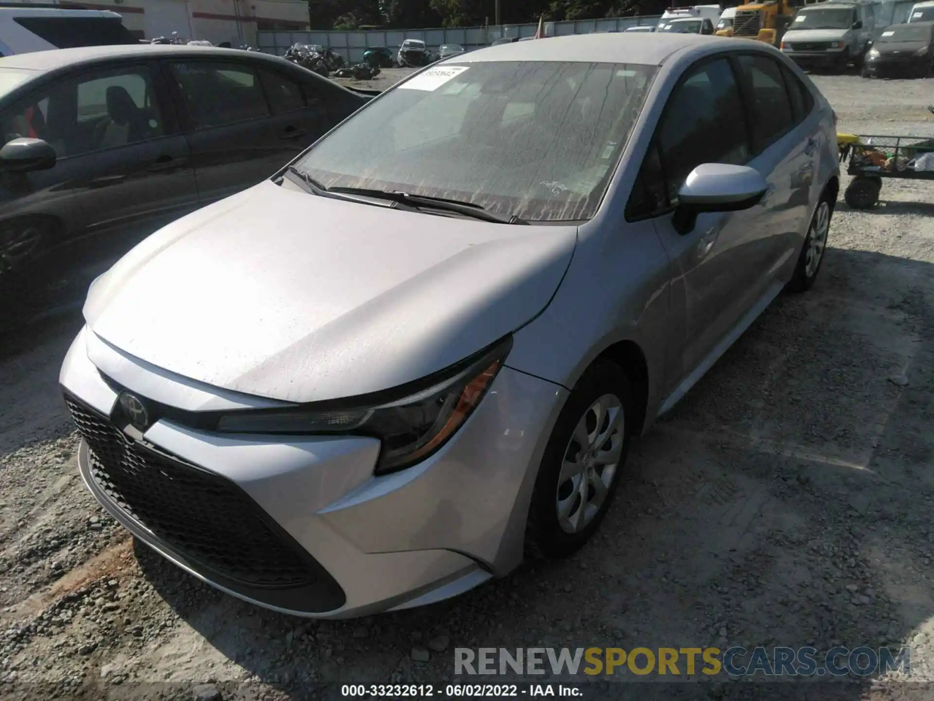 2 Photograph of a damaged car 5YFEPMAE5MP198623 TOYOTA COROLLA 2021