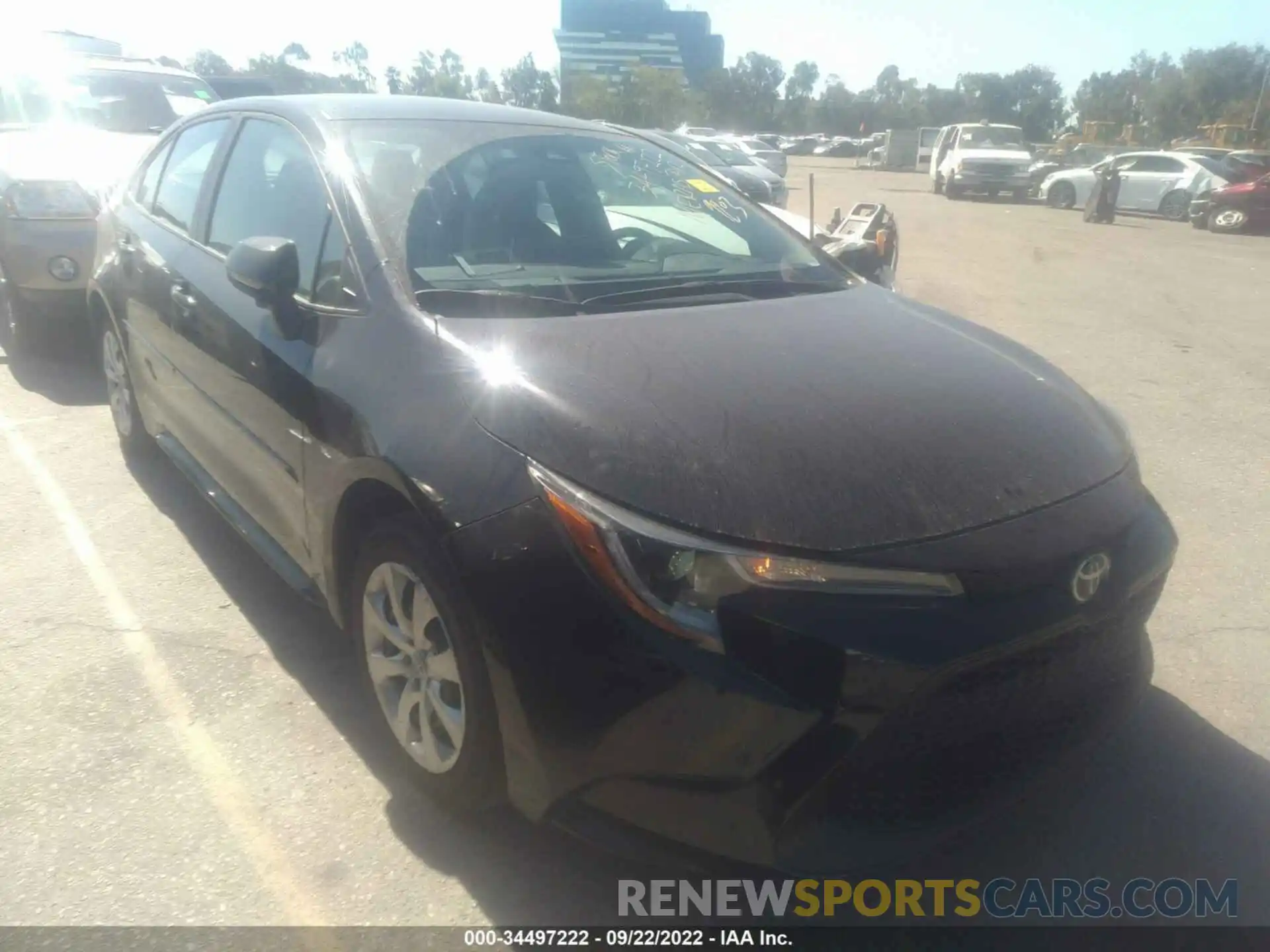 1 Photograph of a damaged car 5YFEPMAE5MP199030 TOYOTA COROLLA 2021