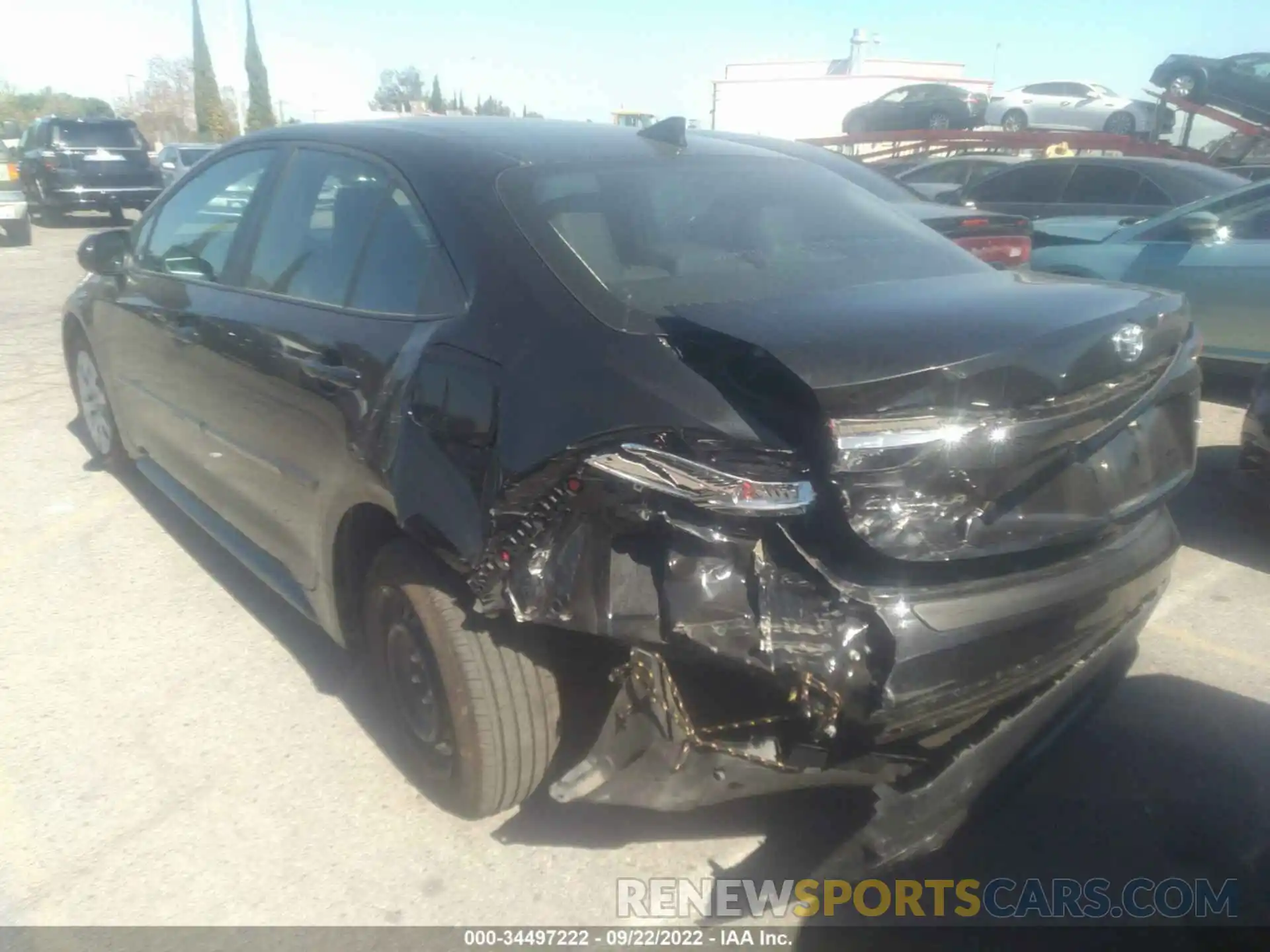 3 Photograph of a damaged car 5YFEPMAE5MP199030 TOYOTA COROLLA 2021