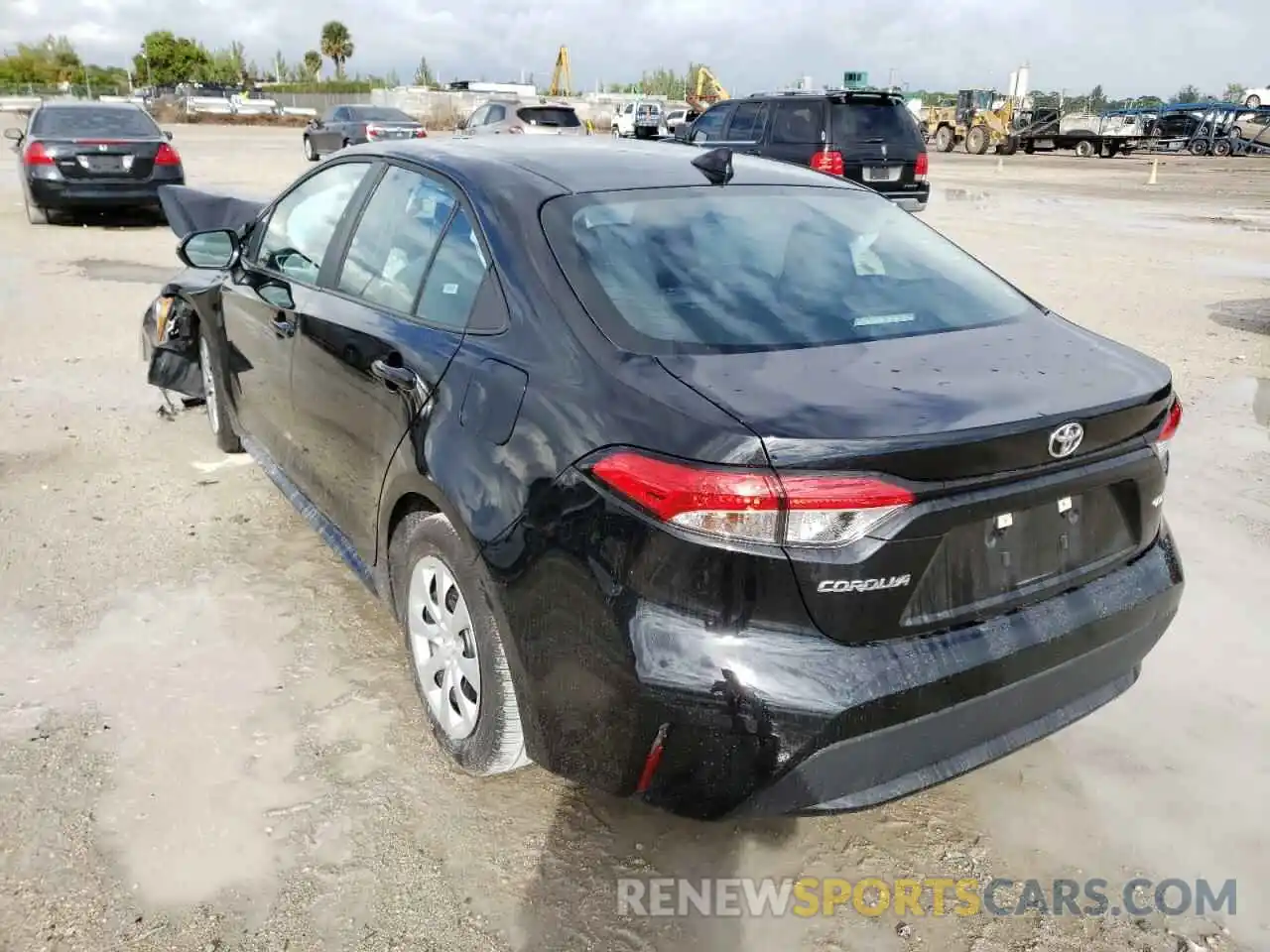 3 Photograph of a damaged car 5YFEPMAE5MP200693 TOYOTA COROLLA 2021