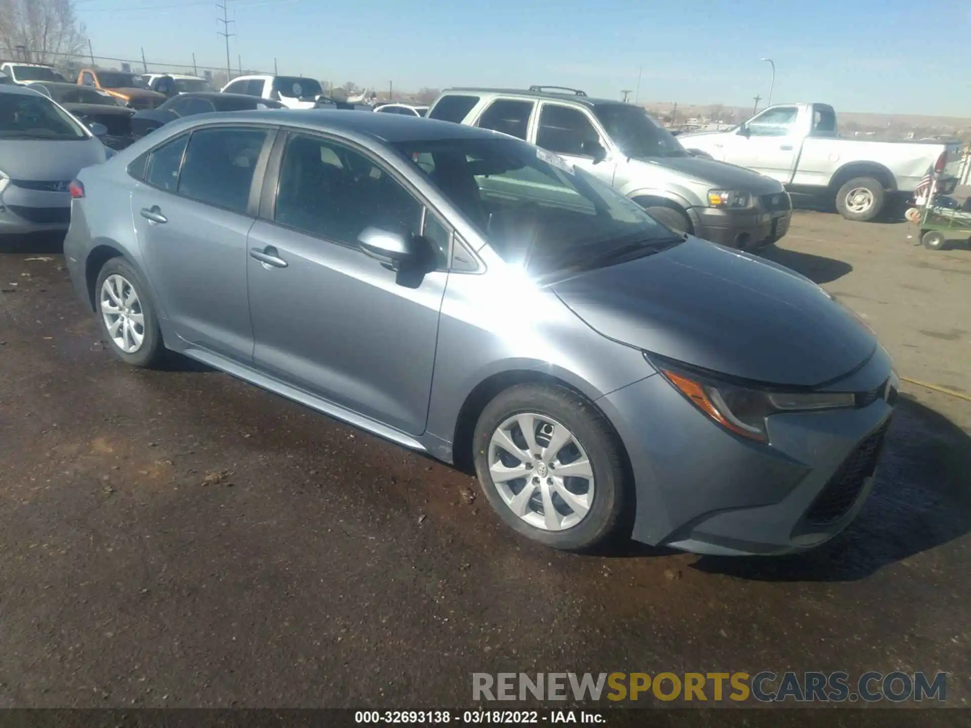 1 Photograph of a damaged car 5YFEPMAE5MP201259 TOYOTA COROLLA 2021