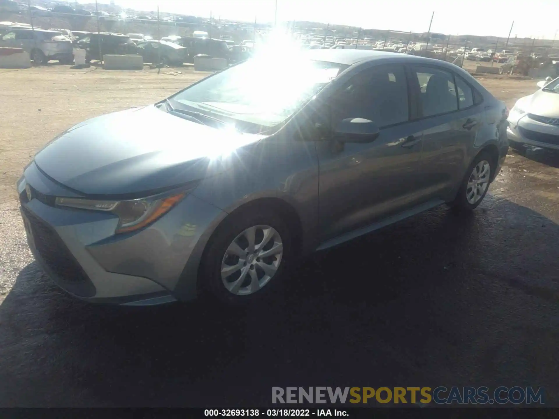 2 Photograph of a damaged car 5YFEPMAE5MP201259 TOYOTA COROLLA 2021