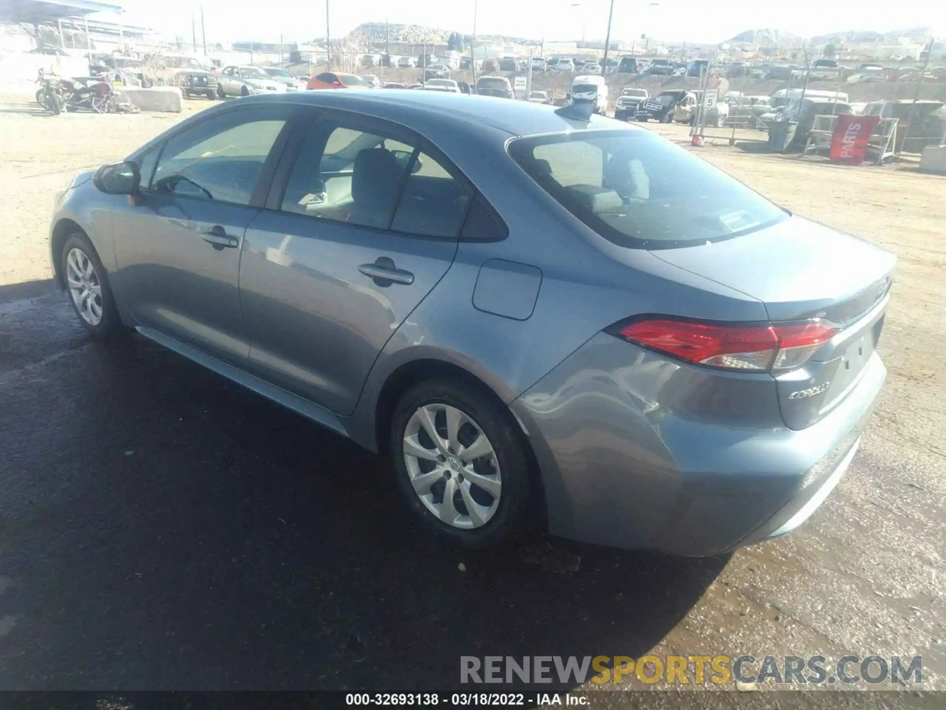 3 Photograph of a damaged car 5YFEPMAE5MP201259 TOYOTA COROLLA 2021