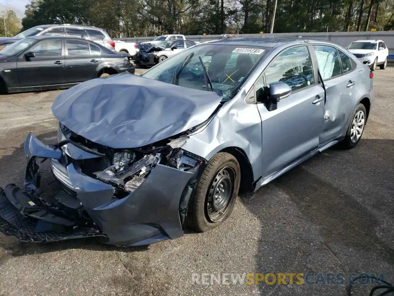 2 Photograph of a damaged car 5YFEPMAE5MP201813 TOYOTA COROLLA 2021