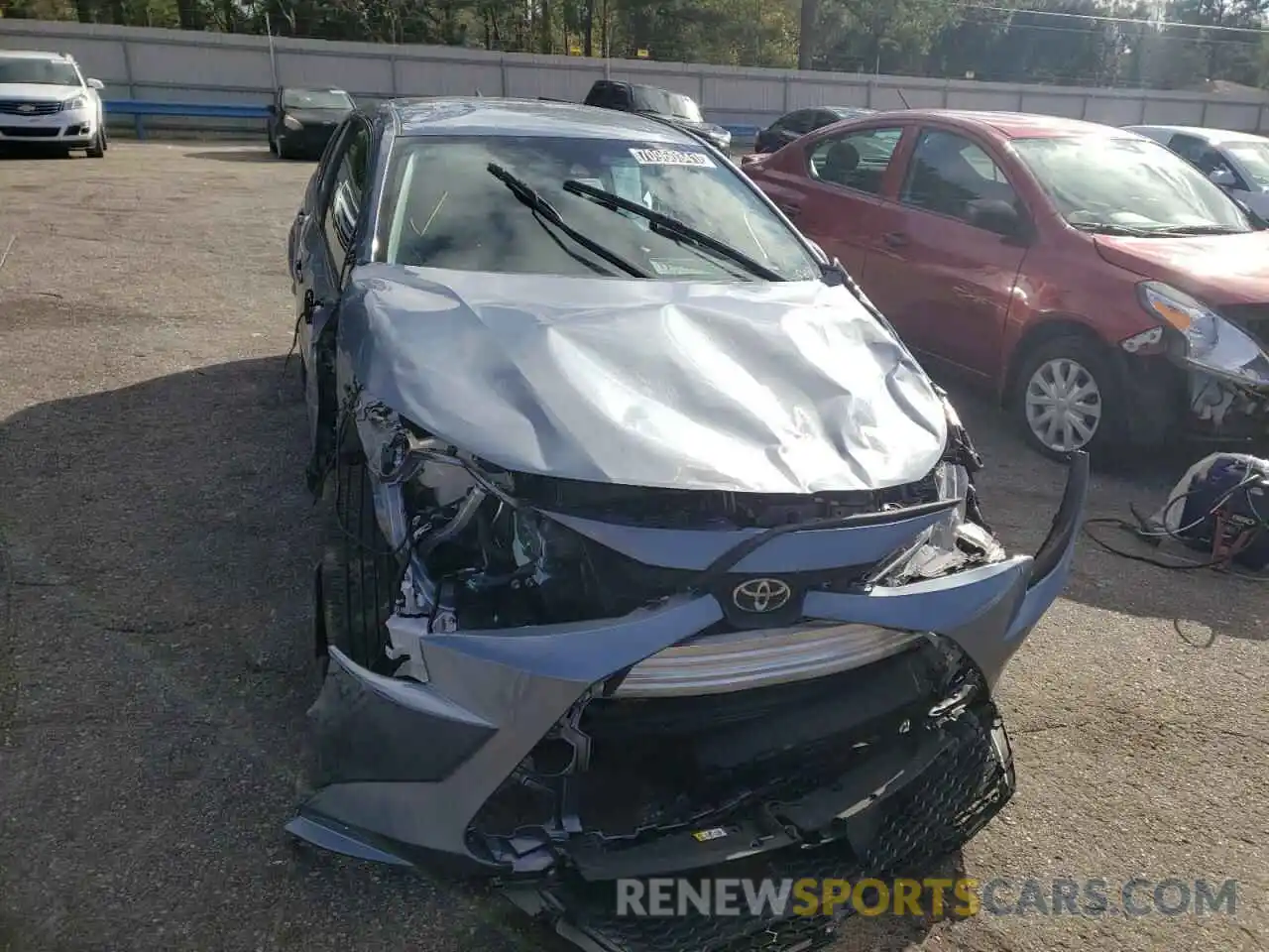 9 Photograph of a damaged car 5YFEPMAE5MP201813 TOYOTA COROLLA 2021