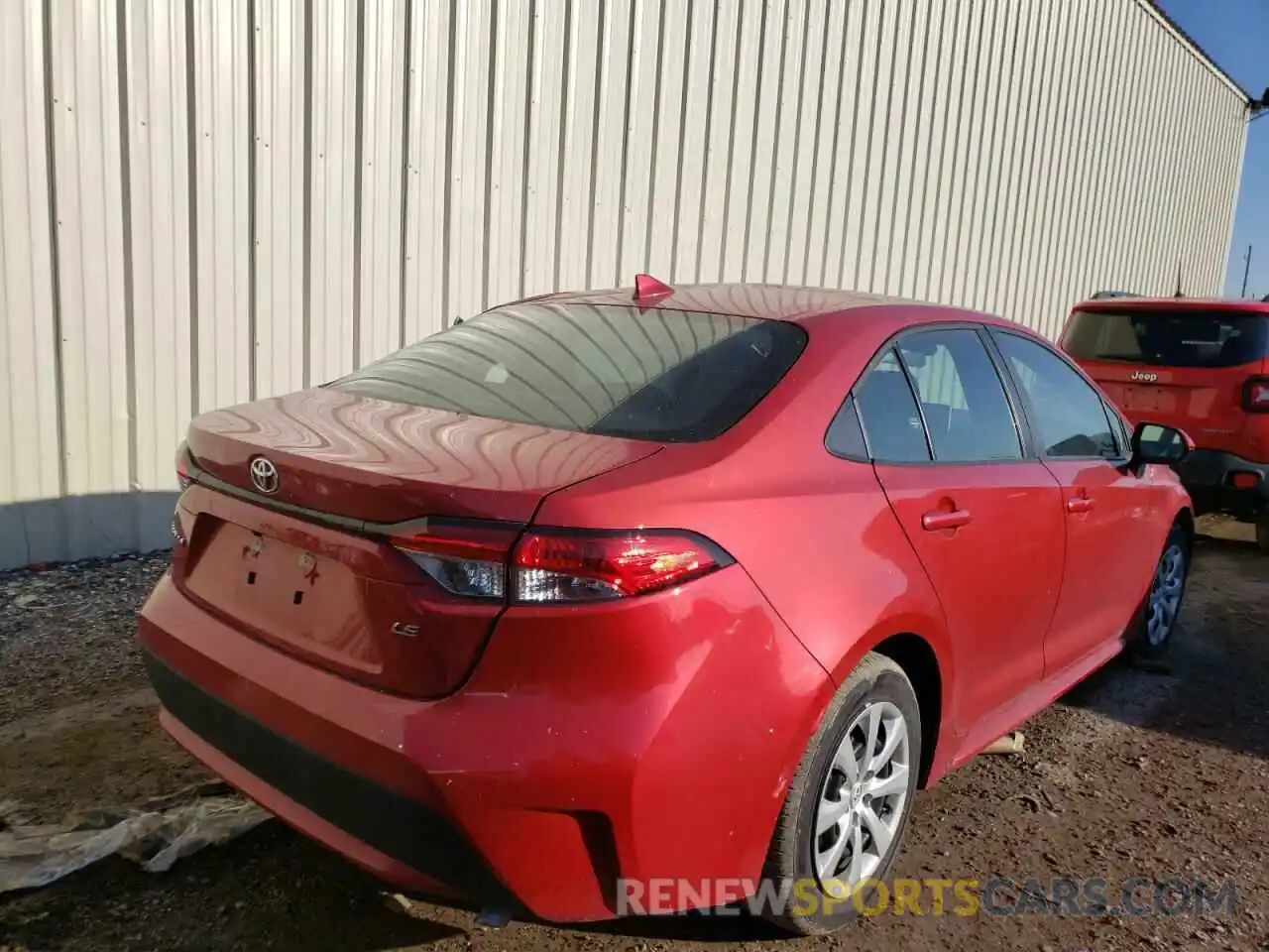 4 Photograph of a damaged car 5YFEPMAE5MP201990 TOYOTA COROLLA 2021