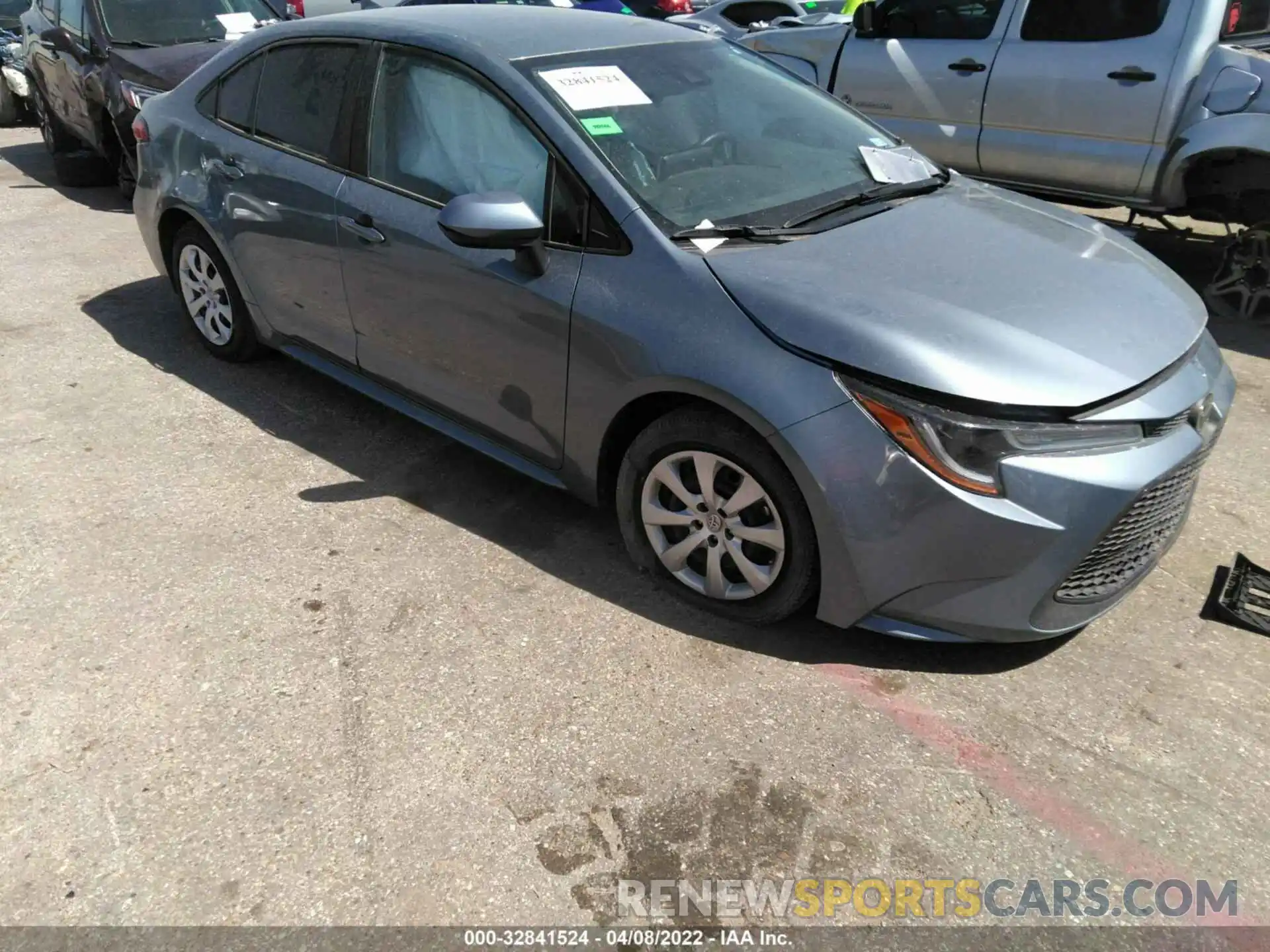 1 Photograph of a damaged car 5YFEPMAE5MP202136 TOYOTA COROLLA 2021