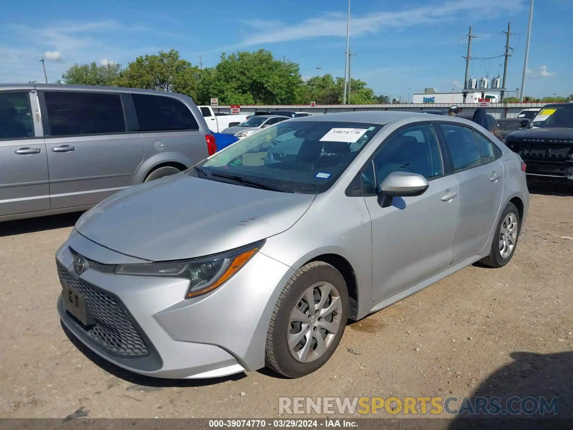 2 Photograph of a damaged car 5YFEPMAE5MP202699 TOYOTA COROLLA 2021