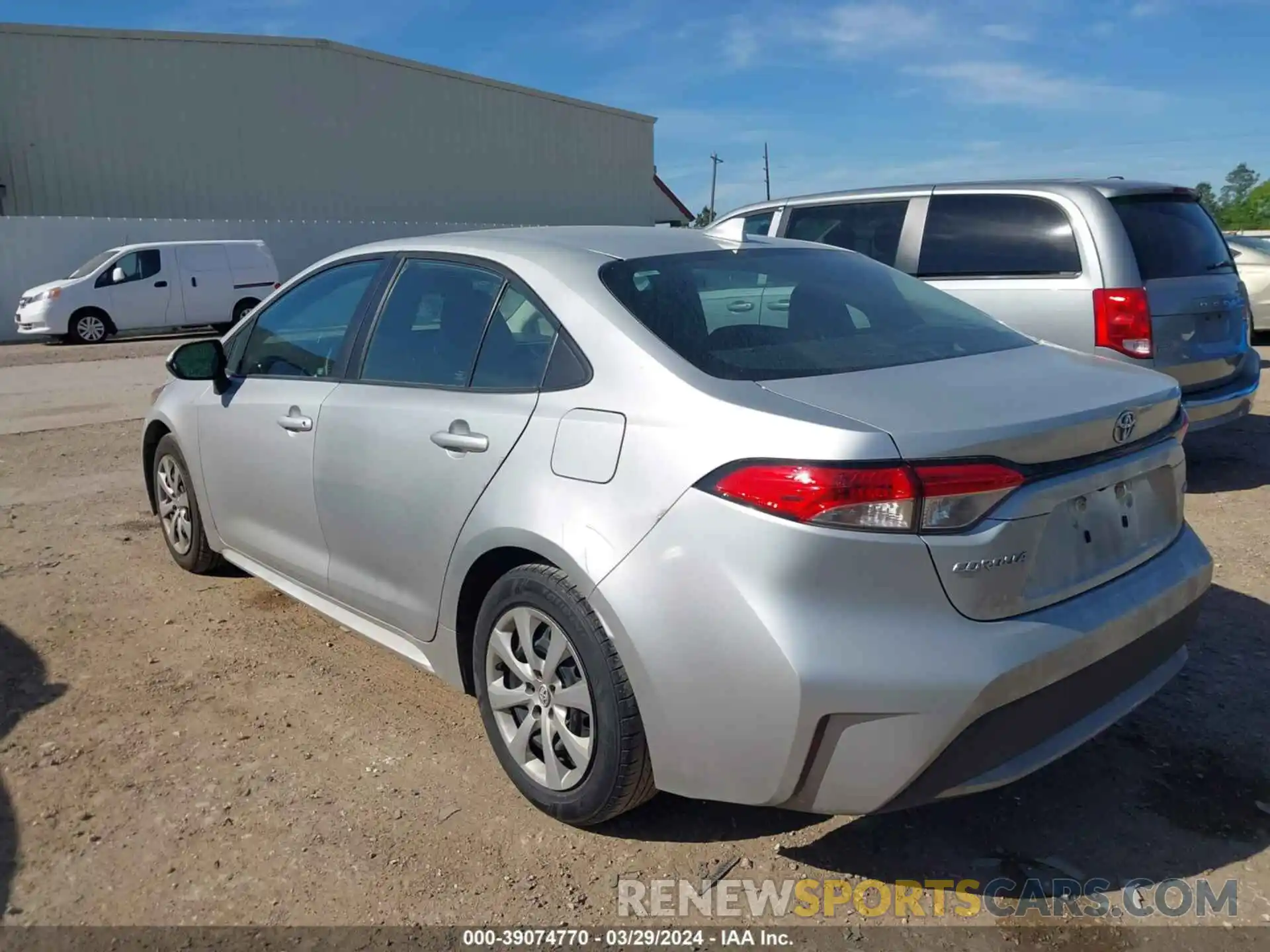 3 Photograph of a damaged car 5YFEPMAE5MP202699 TOYOTA COROLLA 2021