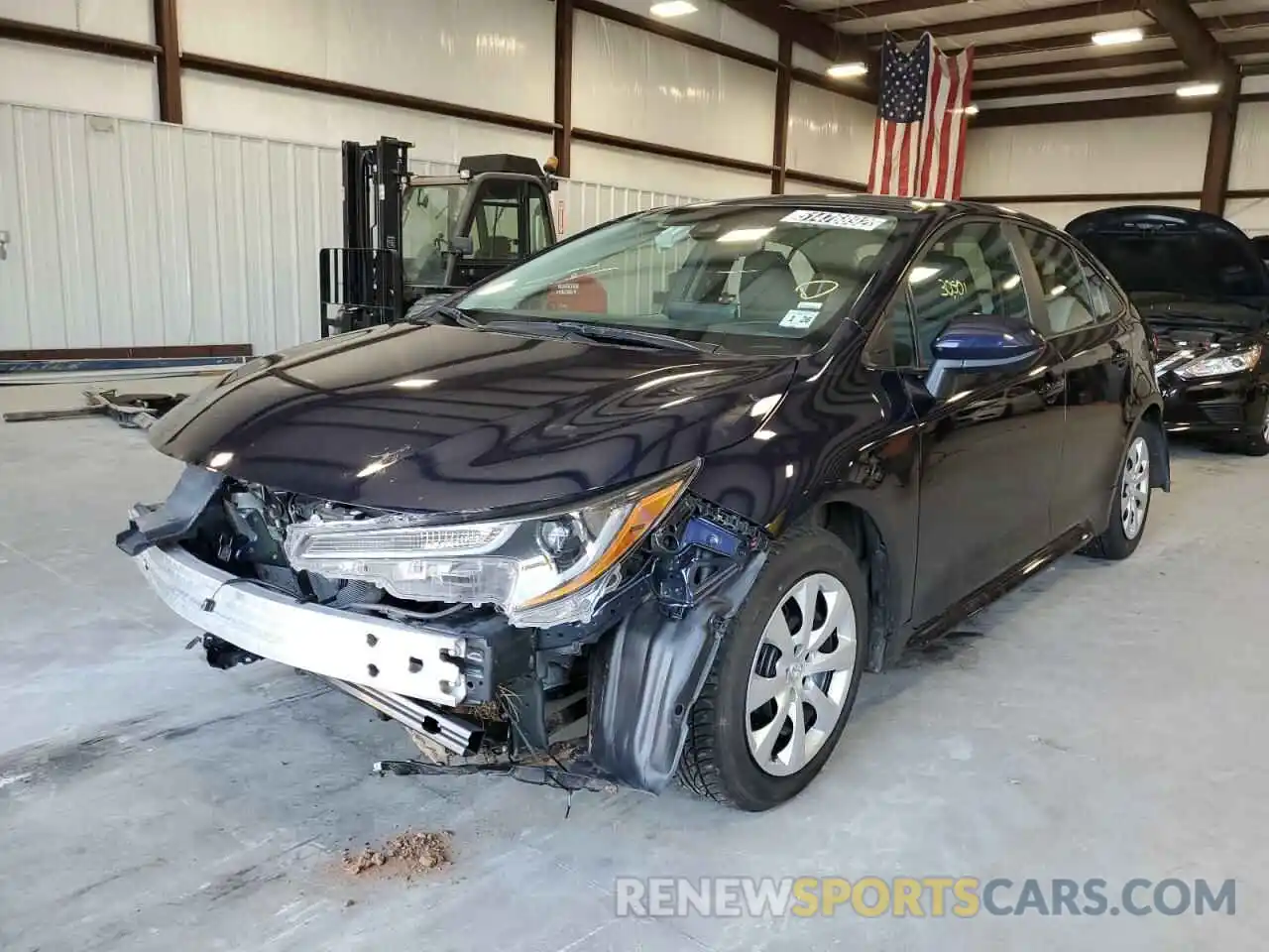 2 Photograph of a damaged car 5YFEPMAE5MP202945 TOYOTA COROLLA 2021