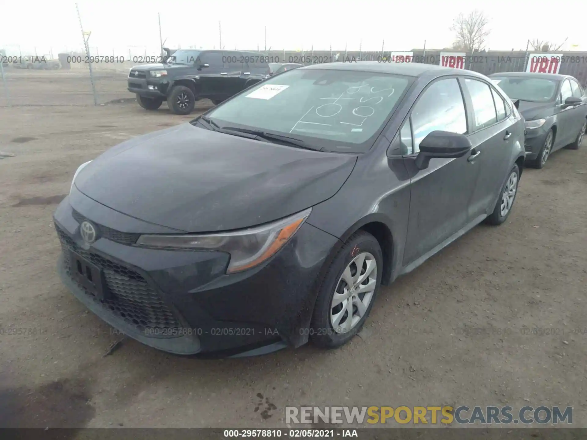 2 Photograph of a damaged car 5YFEPMAE5MP203237 TOYOTA COROLLA 2021