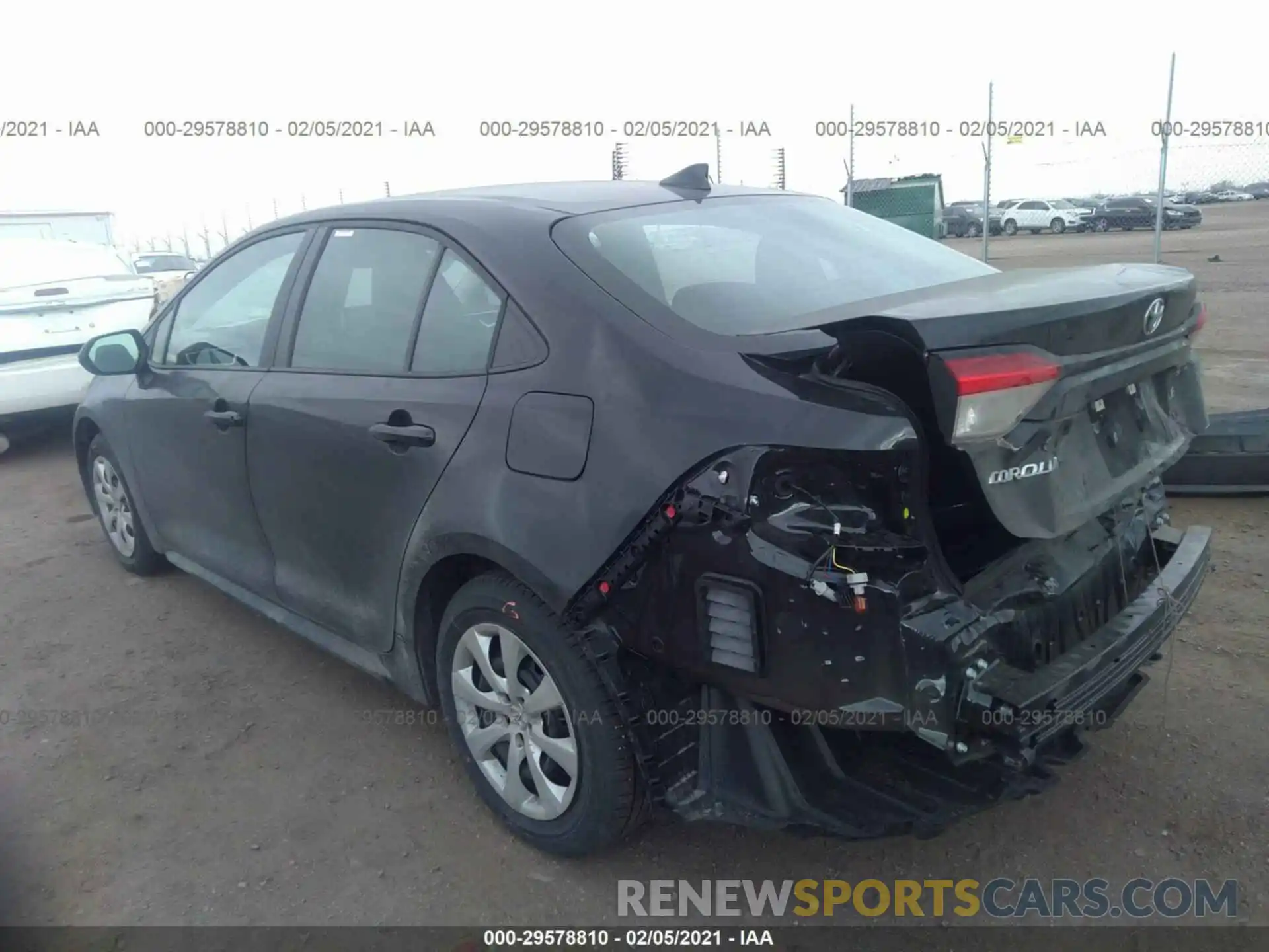 3 Photograph of a damaged car 5YFEPMAE5MP203237 TOYOTA COROLLA 2021